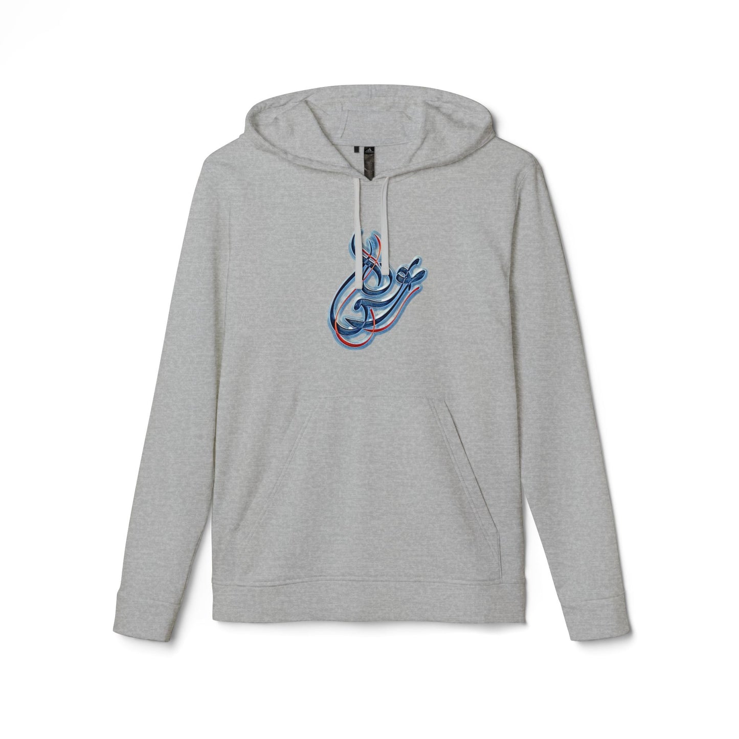 Kalli K X Adidas Unisex Fleece Hoodie-Modern Calligraphy LOVE