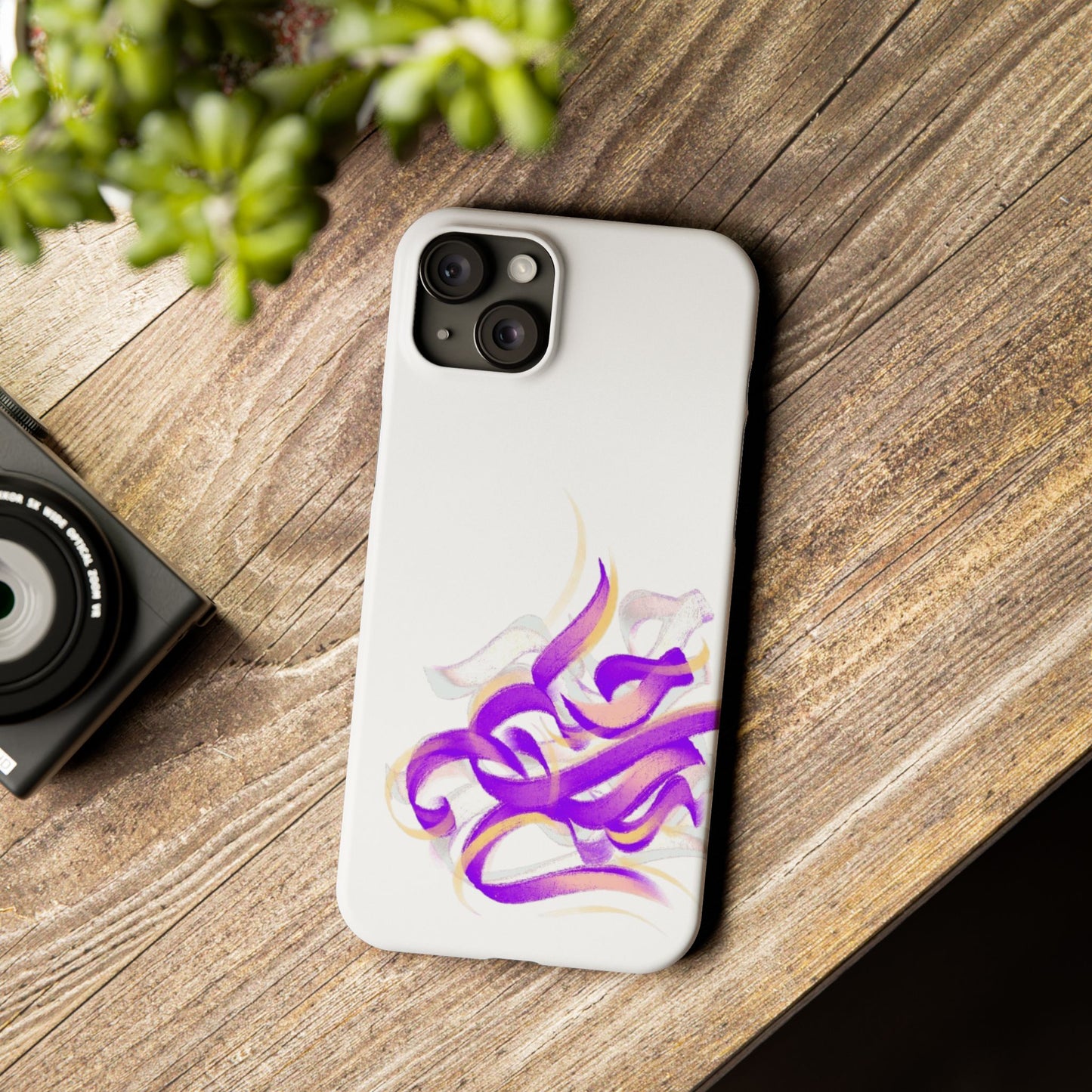 Copy of ' Modern Art  Slim Phone Case-Lily