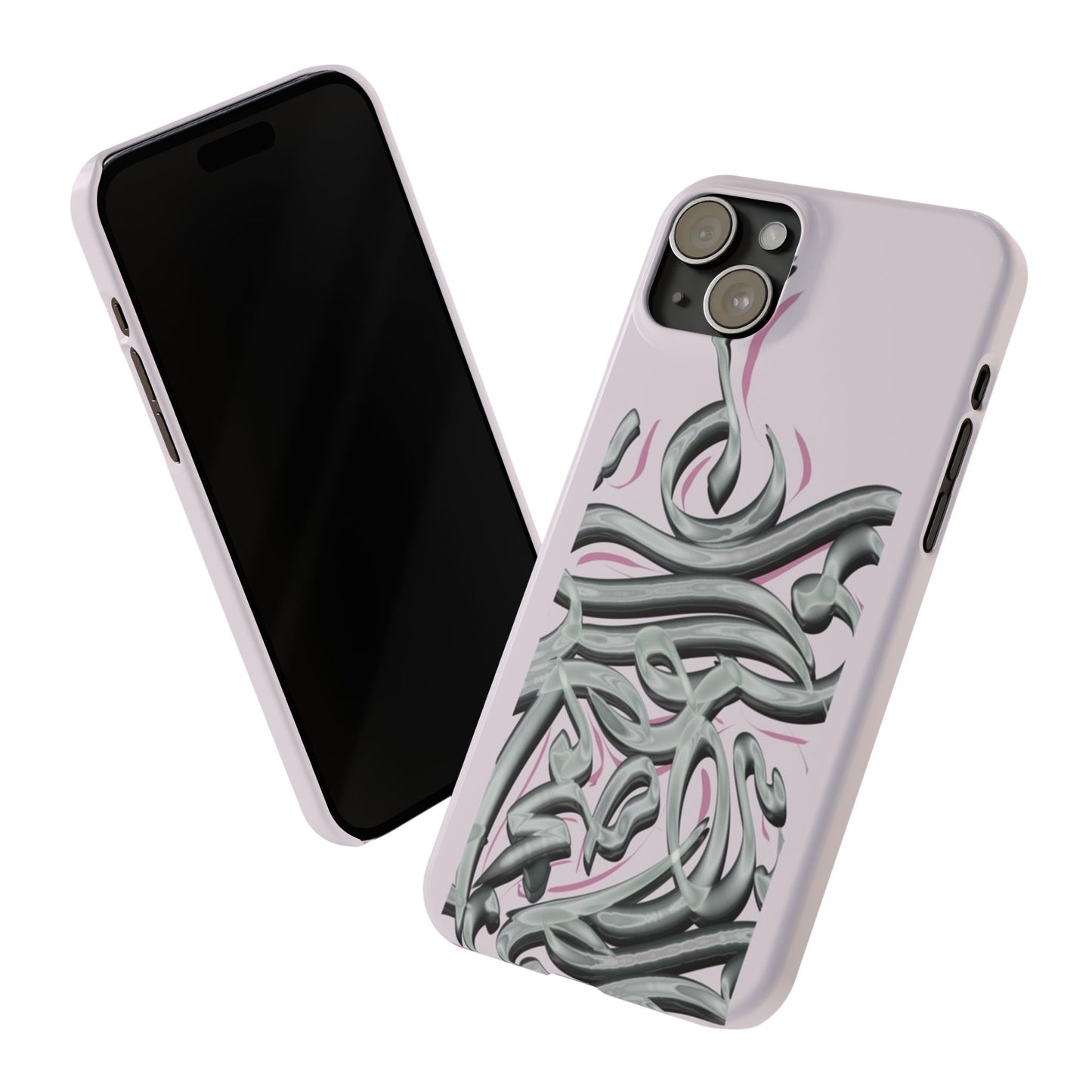 Modern Art  Slim Phone Case -LOVE,