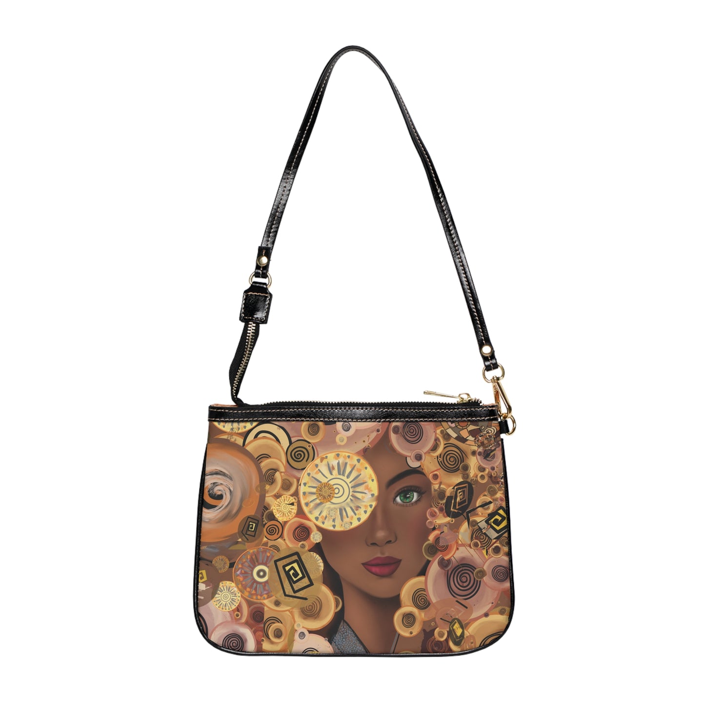 Persian art inspired beautiful girl Small Shoulder Bag