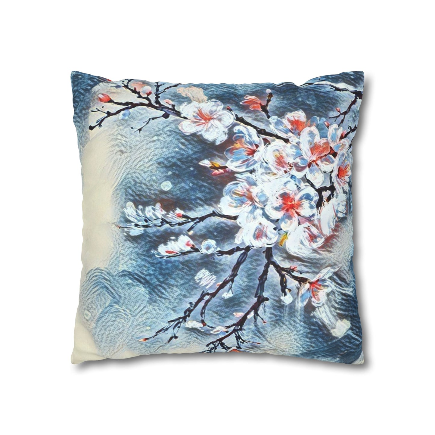 Spring Pillowcase - Modern Art Portrait Watercolour Design
