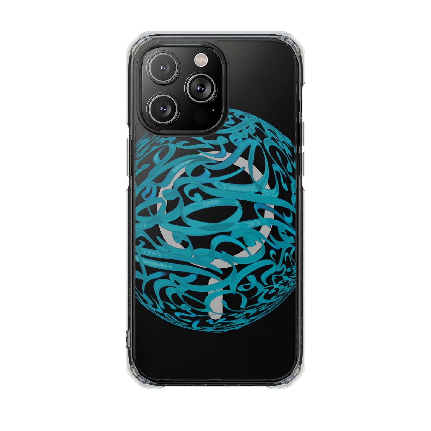 Copy of Copy of Phone Case - Pink Ribbon Persian Calligraphy Design - Magnetic Case
