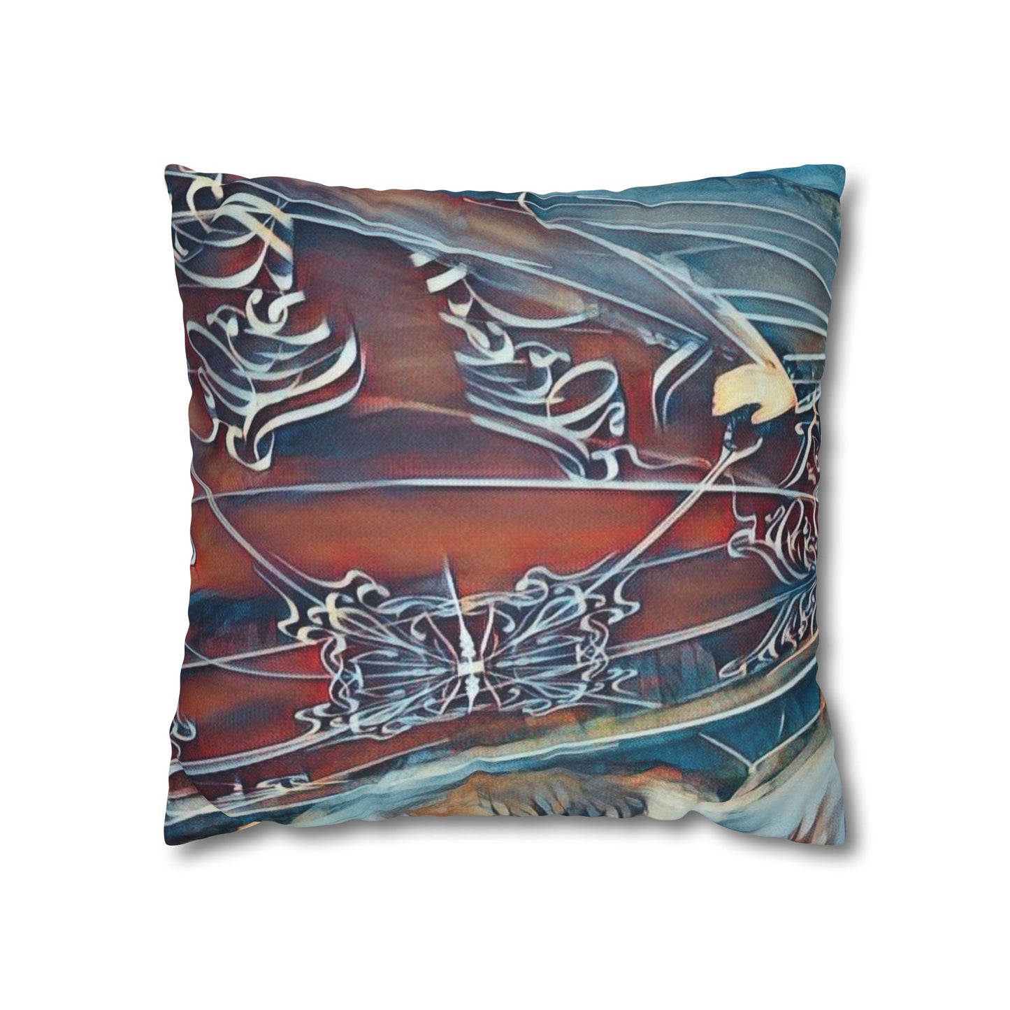 Square Pillowcase - Modern Art Watercolour Design