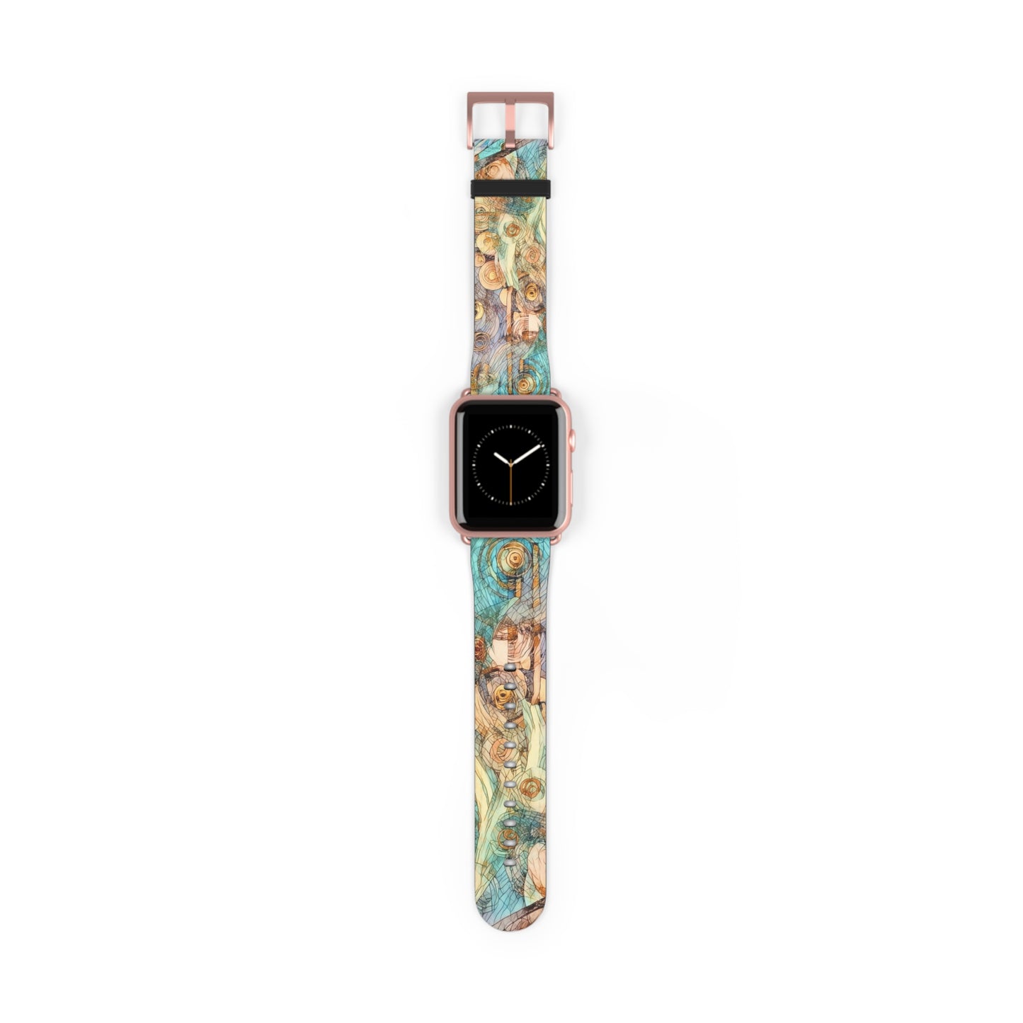 Artistic Floral Watch Band - Elegant Design for Everyday Wear