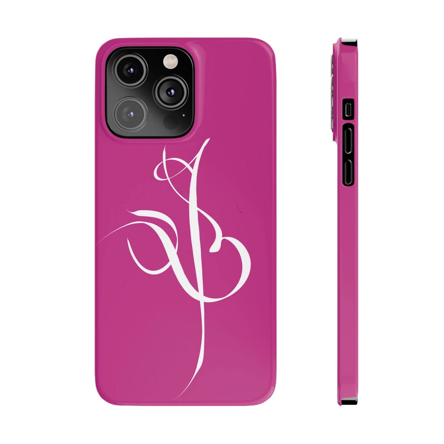 Modern Calligraphy Slim Phone Case -Eshgh (LOVE)