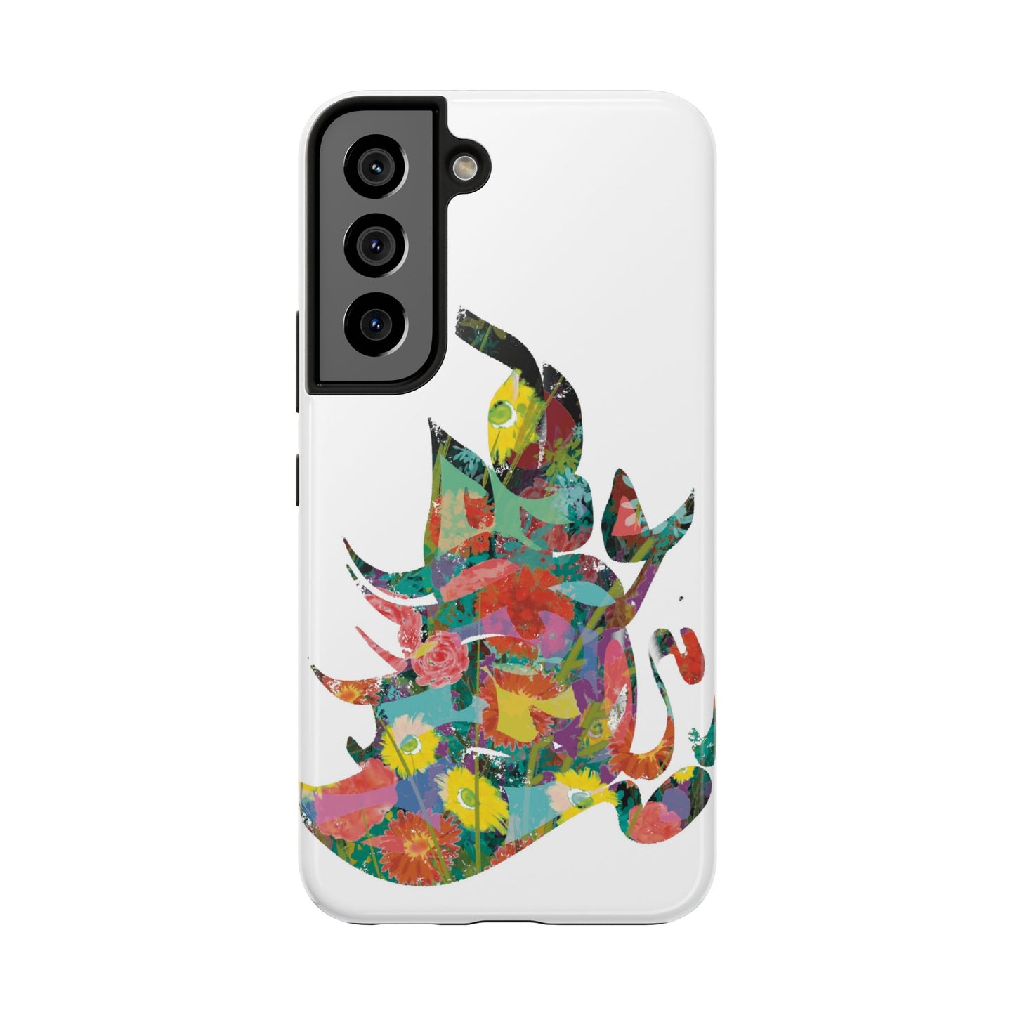 Phone Case - Flower Persian Calligraphy Design, Unique, Limited Edition