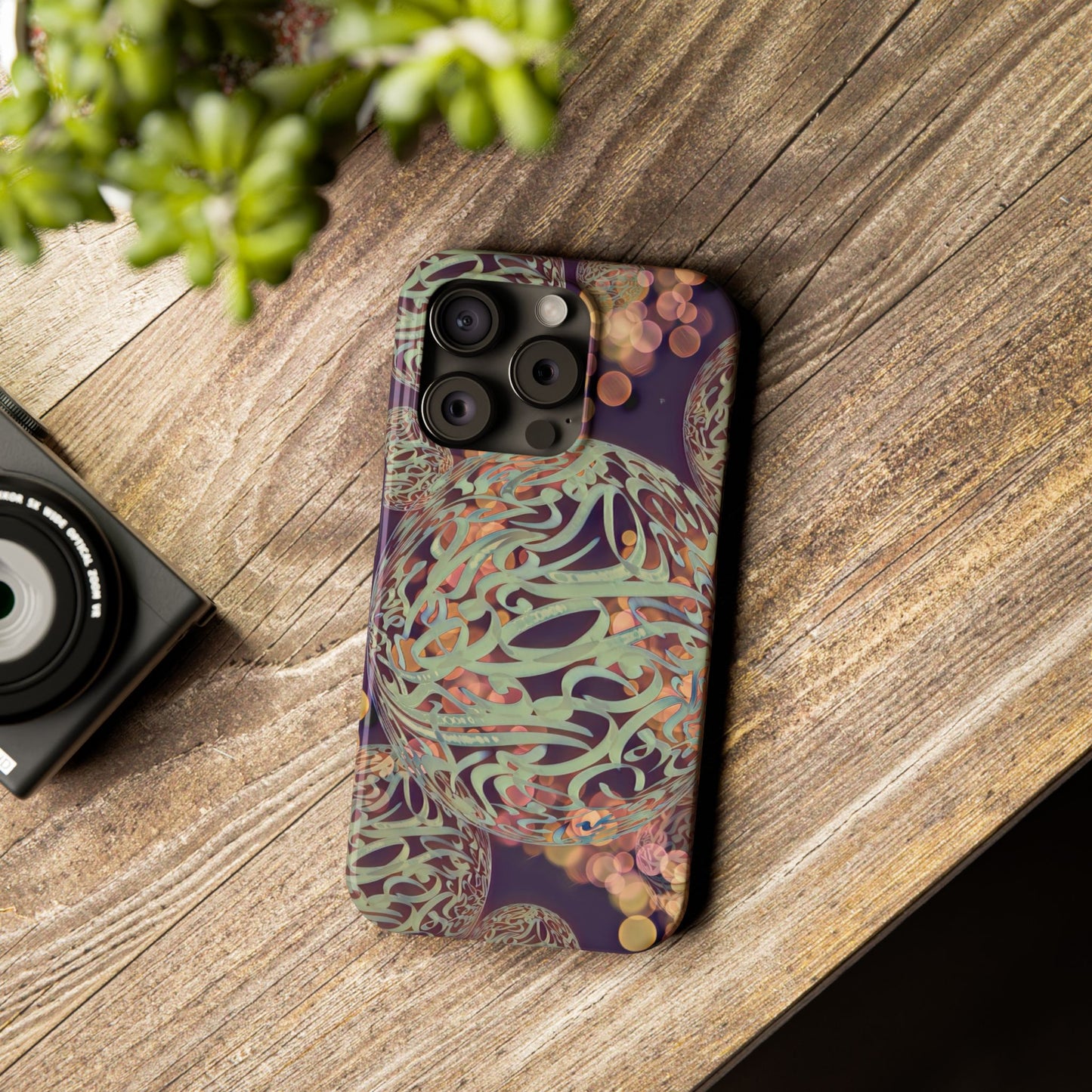 Copy of Copy of ' Modern Art  Slim Phone Case -LOVE I-