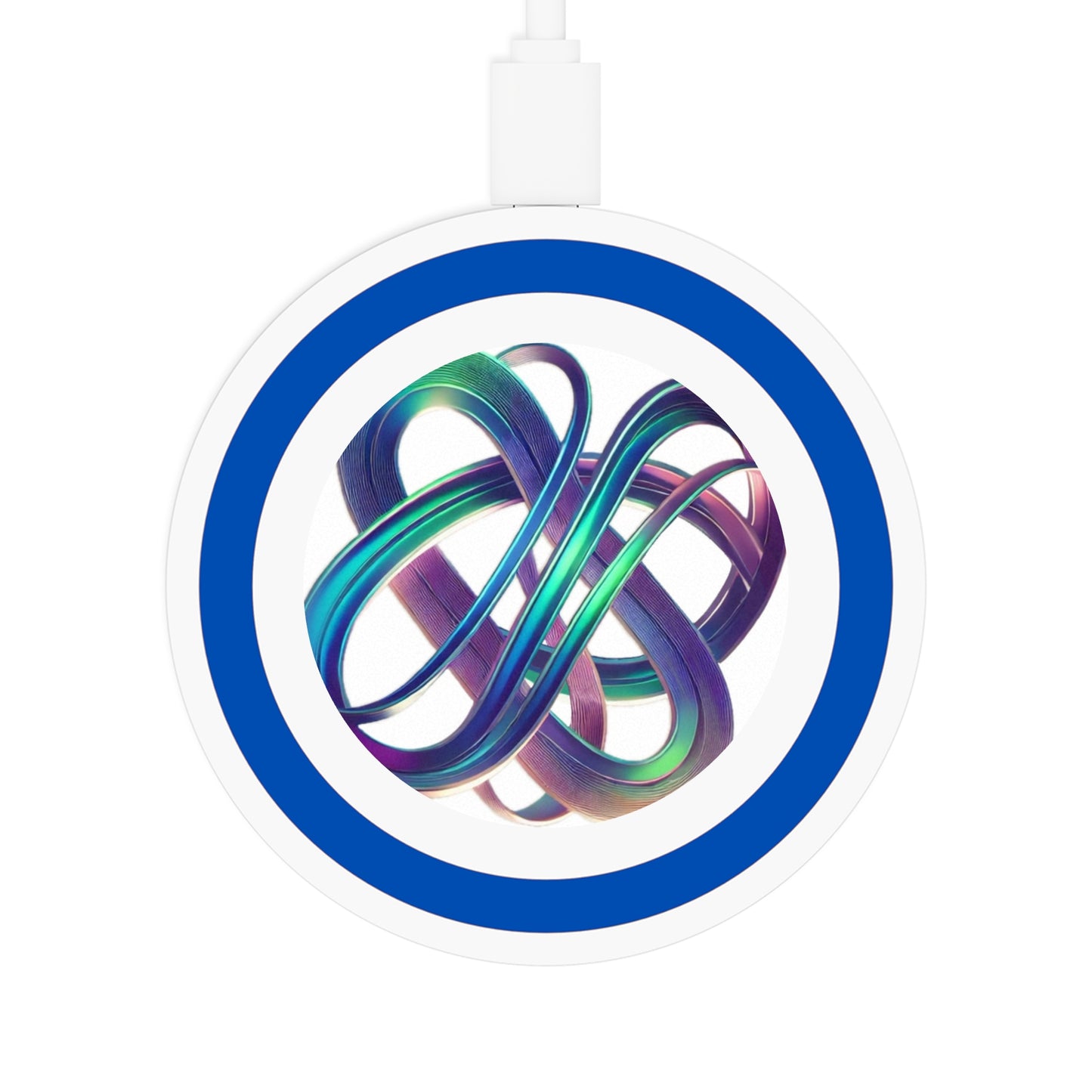 Abstract Design Wireless Charging Pad