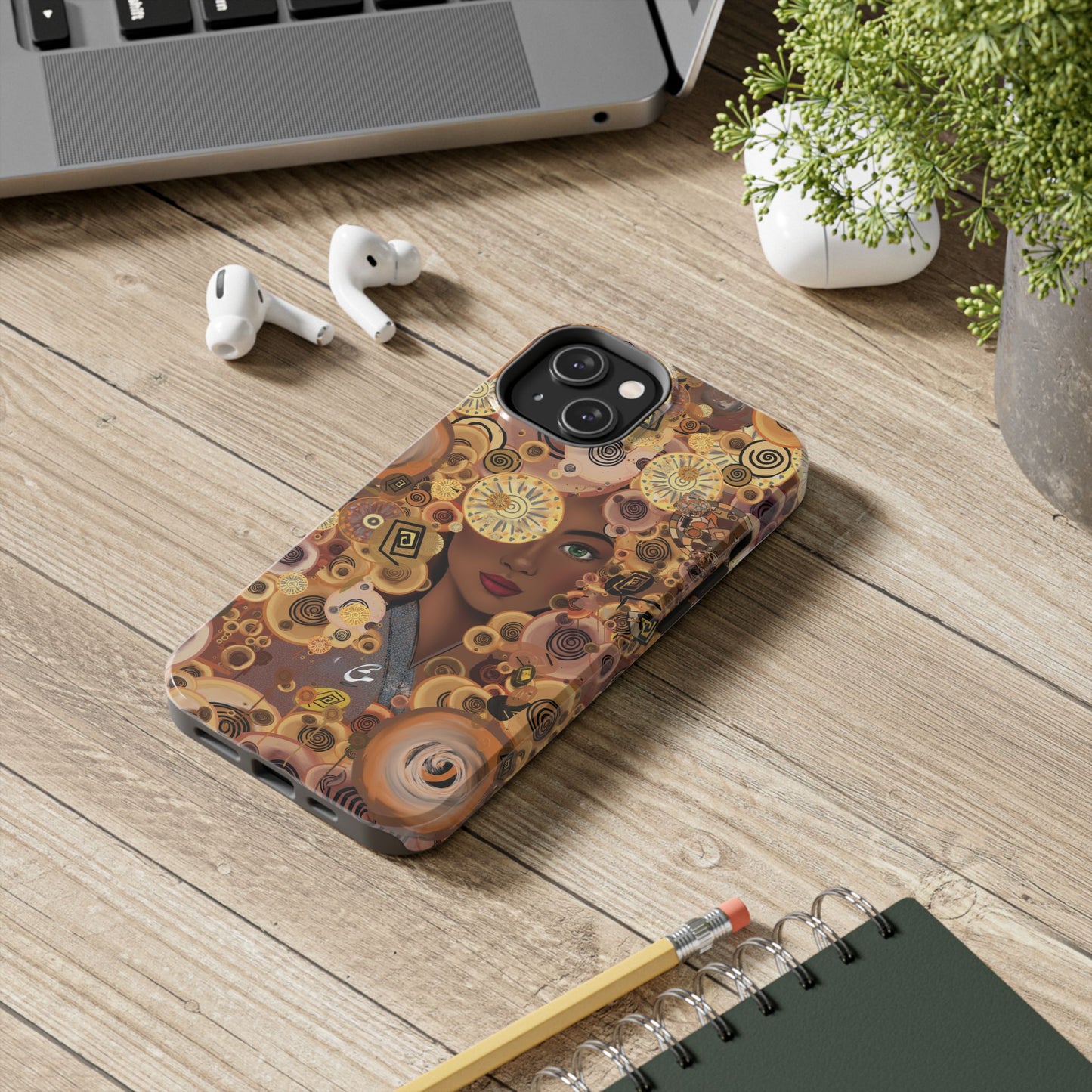 Phone Case - Persian Art Inspired Beautiful Girl Design