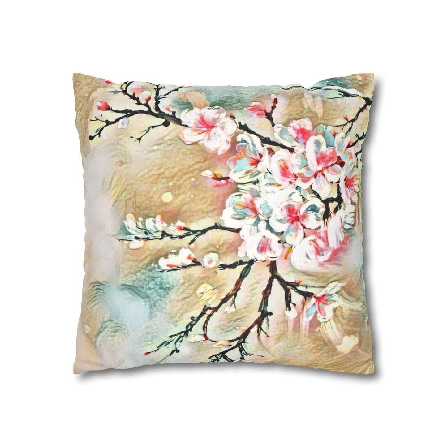 Spring Pillowcase - Modern Art Portrait Watercolour Design