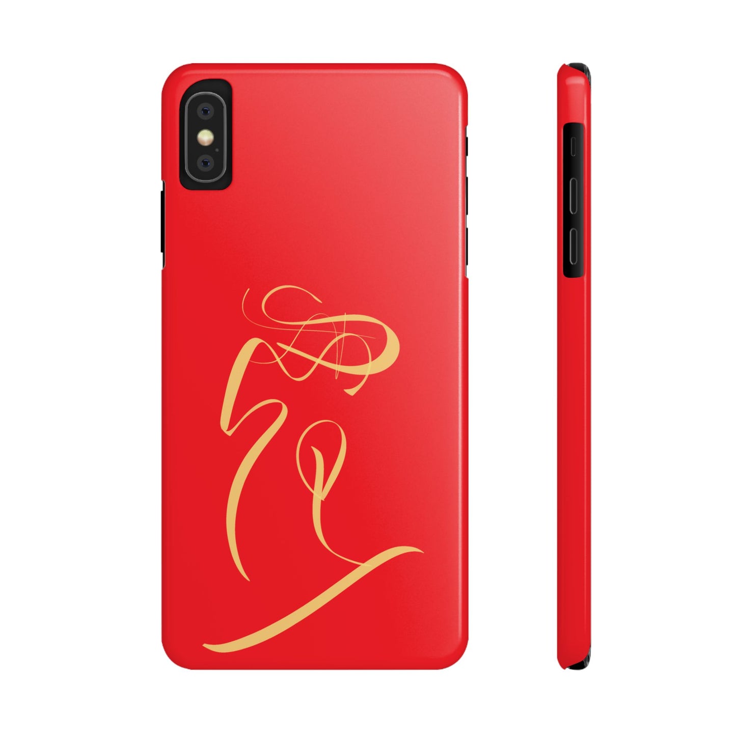 Modern Calligraphy Slim Phone Case -LOVE