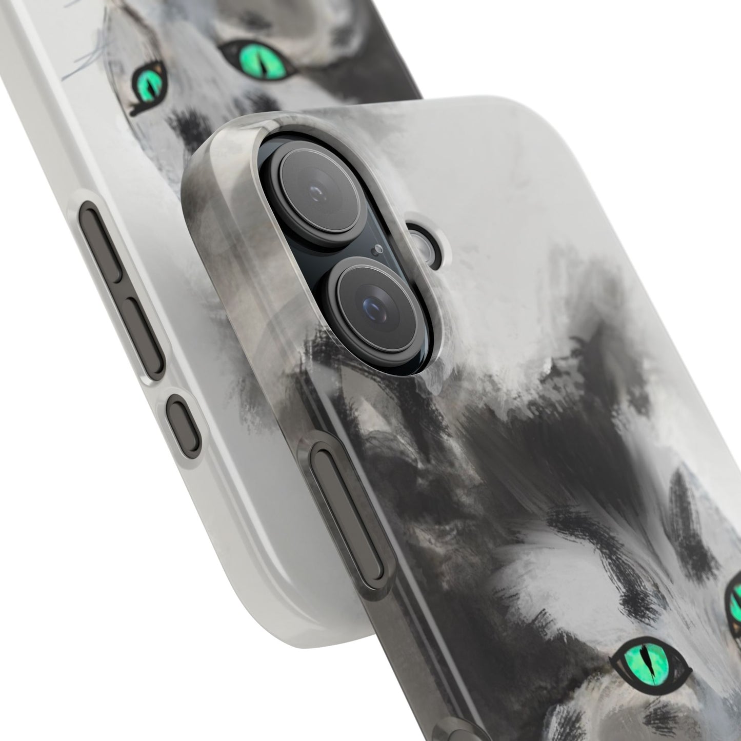 Modern Art Ink water painting  Slim Phone Case