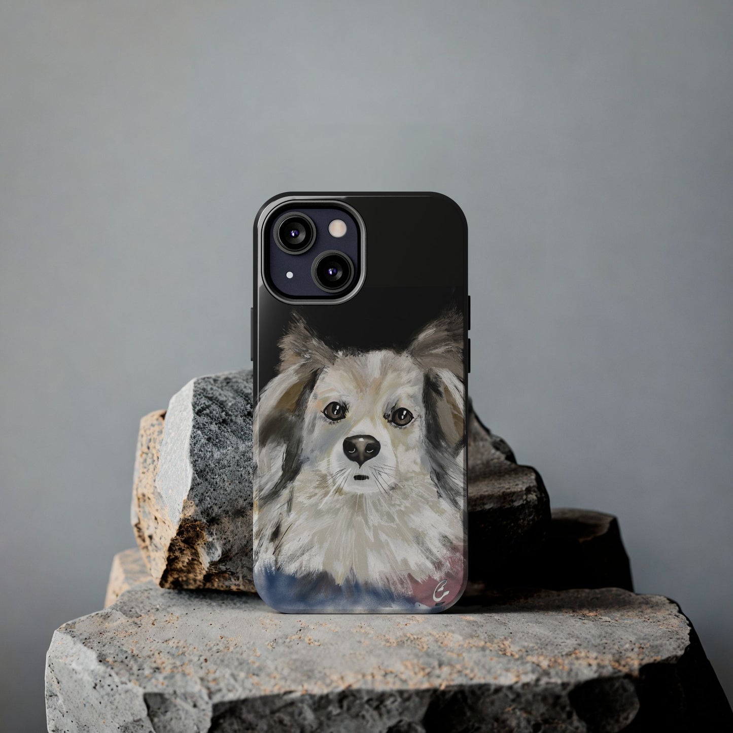 Dog Watercolor Tough Phone Case