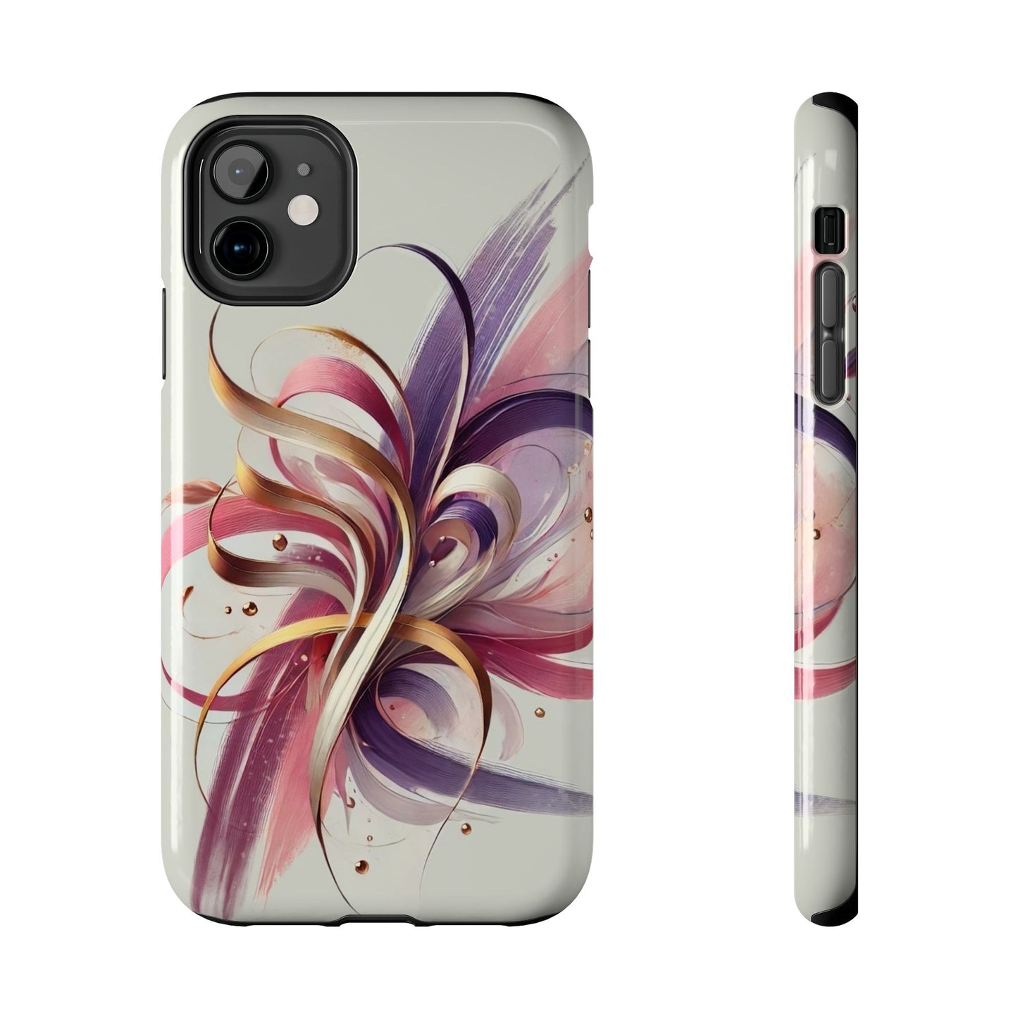 Phone Cases - Colorful Calligraphy Flower Chic Stylish Design