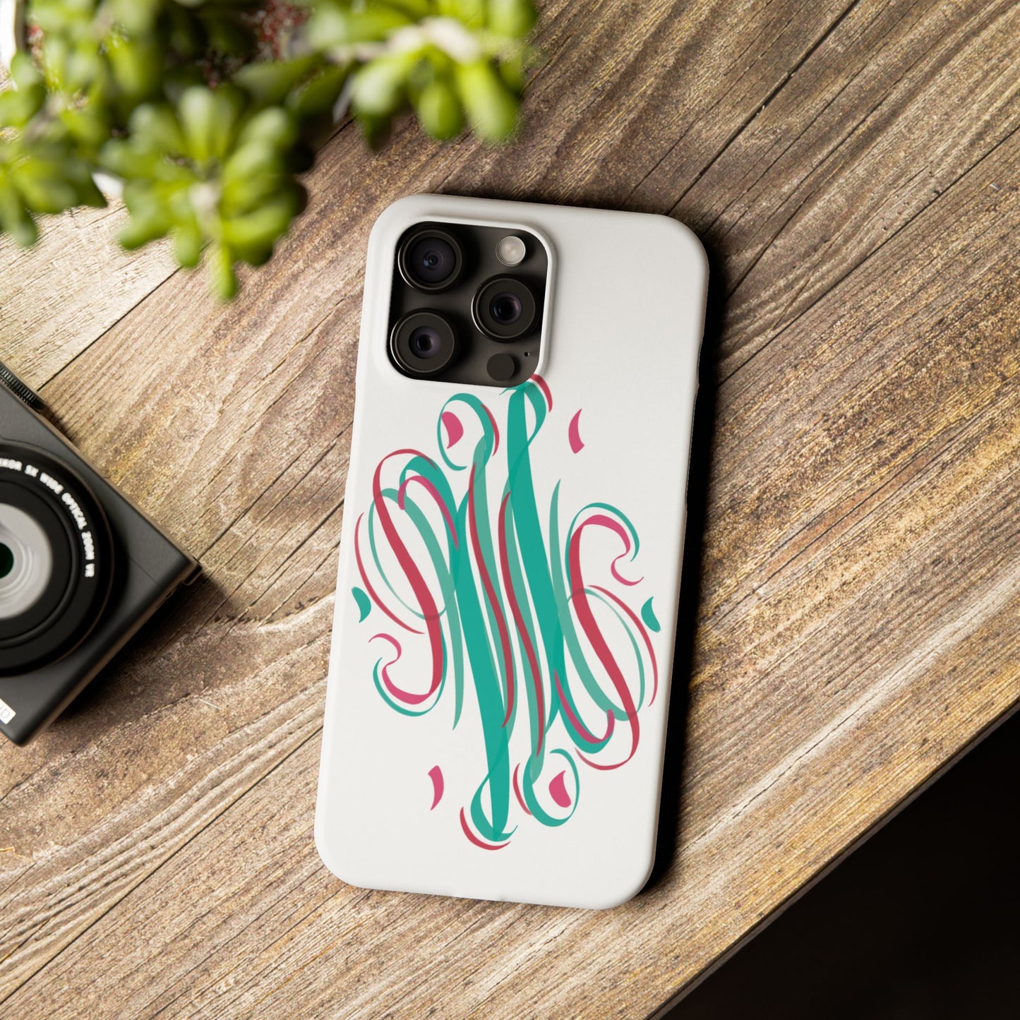 Spring inspired Modern Art  Slim Phone Case -,