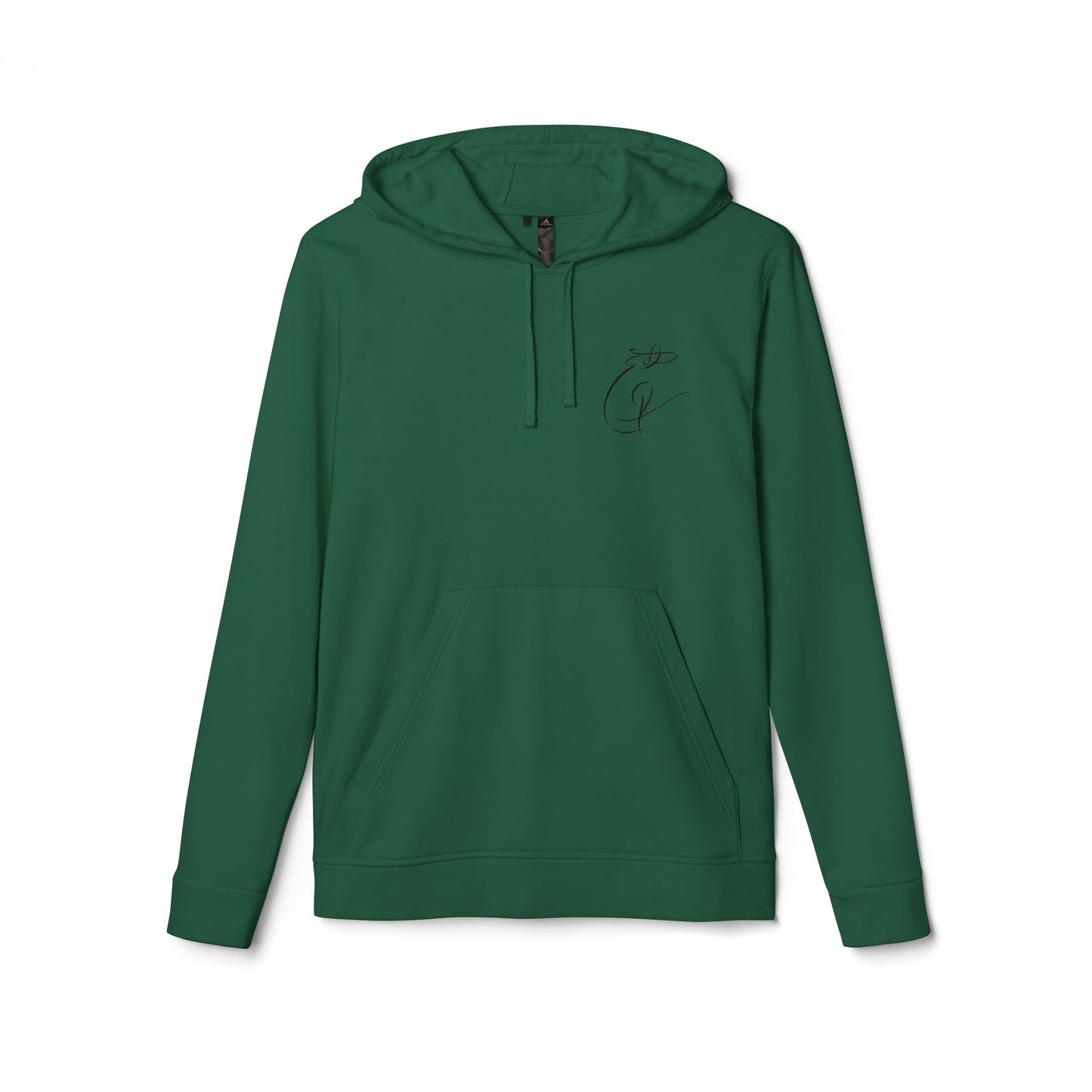 Fleece Hoodie with Modern Calligraphy Adidas Design