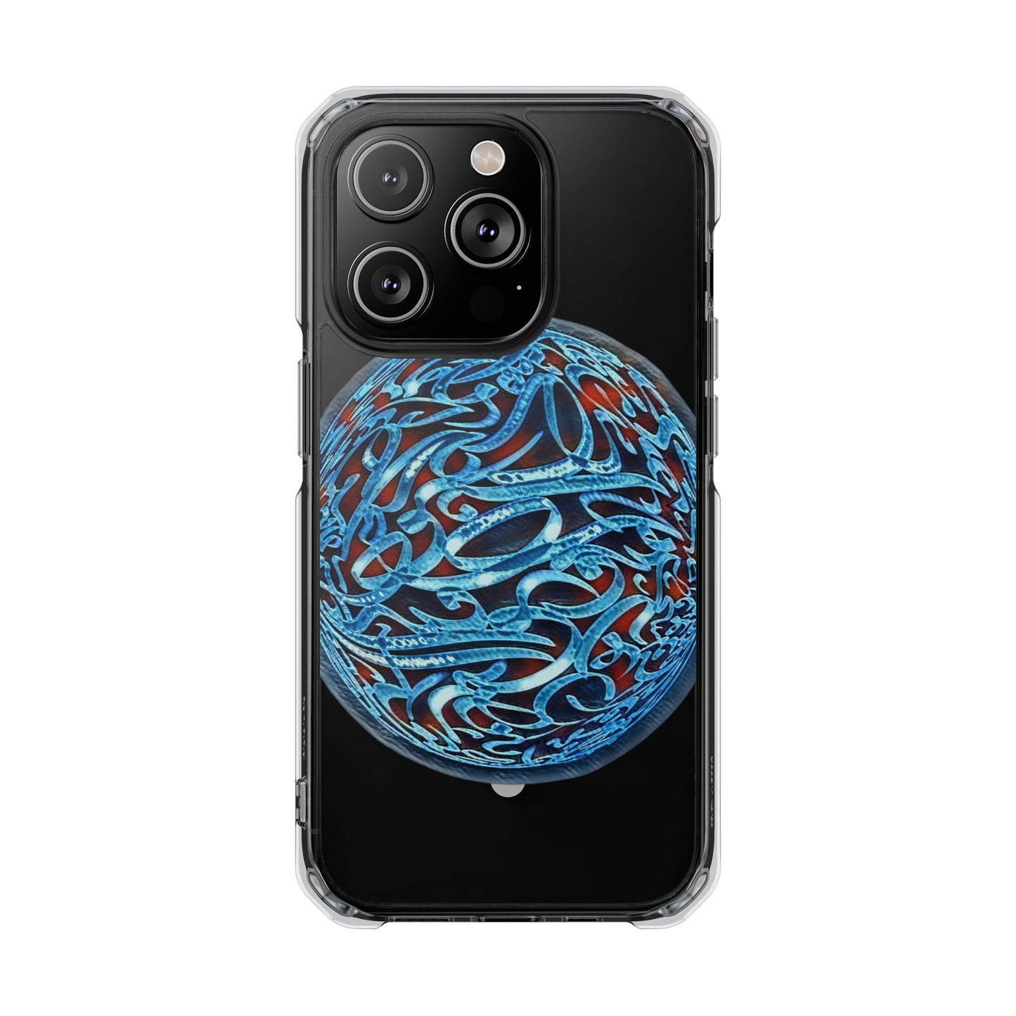 Copy of Phone Case - Pink Ribbon Persian Calligraphy Design - Magnetic Case