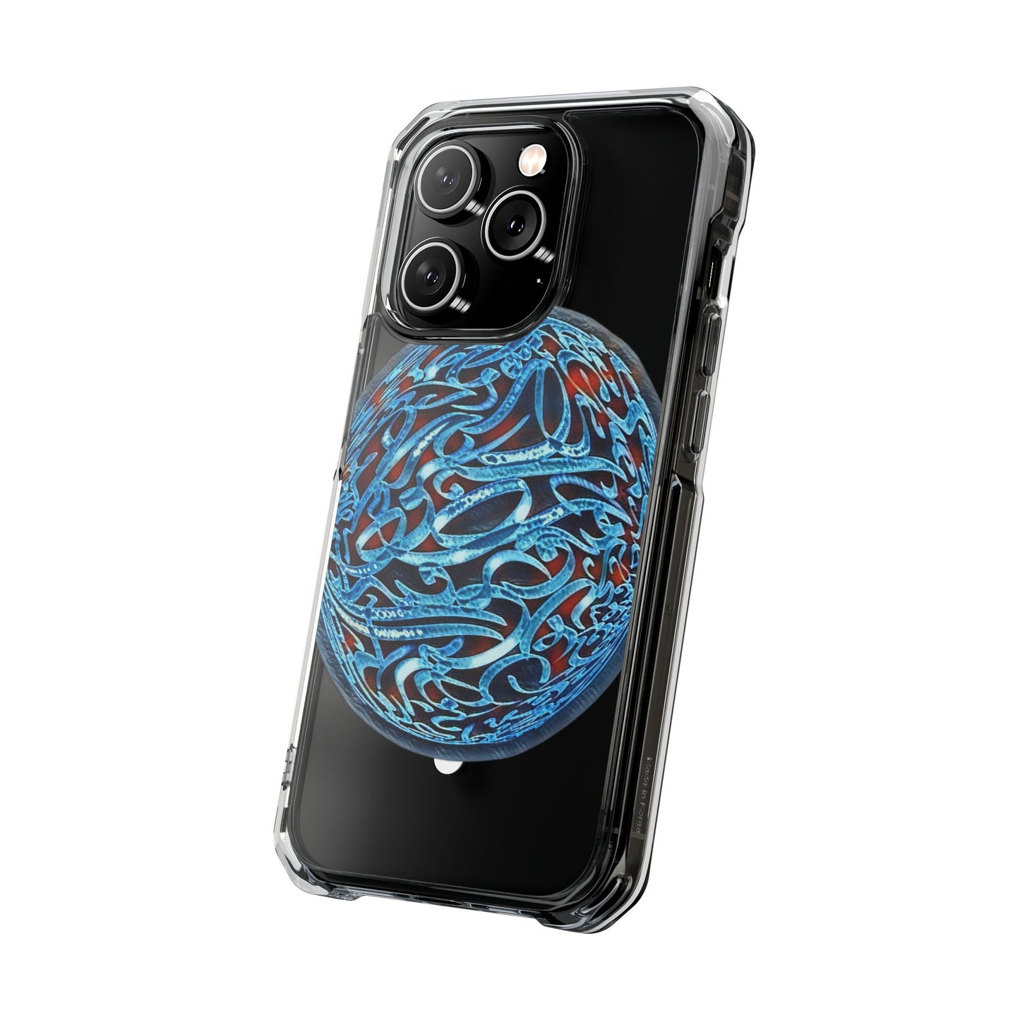 Copy of Phone Case - Pink Ribbon Persian Calligraphy Design - Magnetic Case