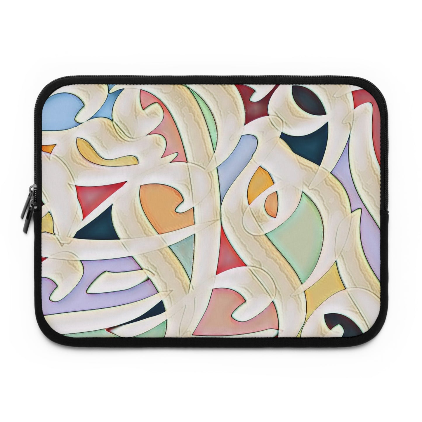 Laptop Sleeve -Modern Digital Calligraphy Art Design