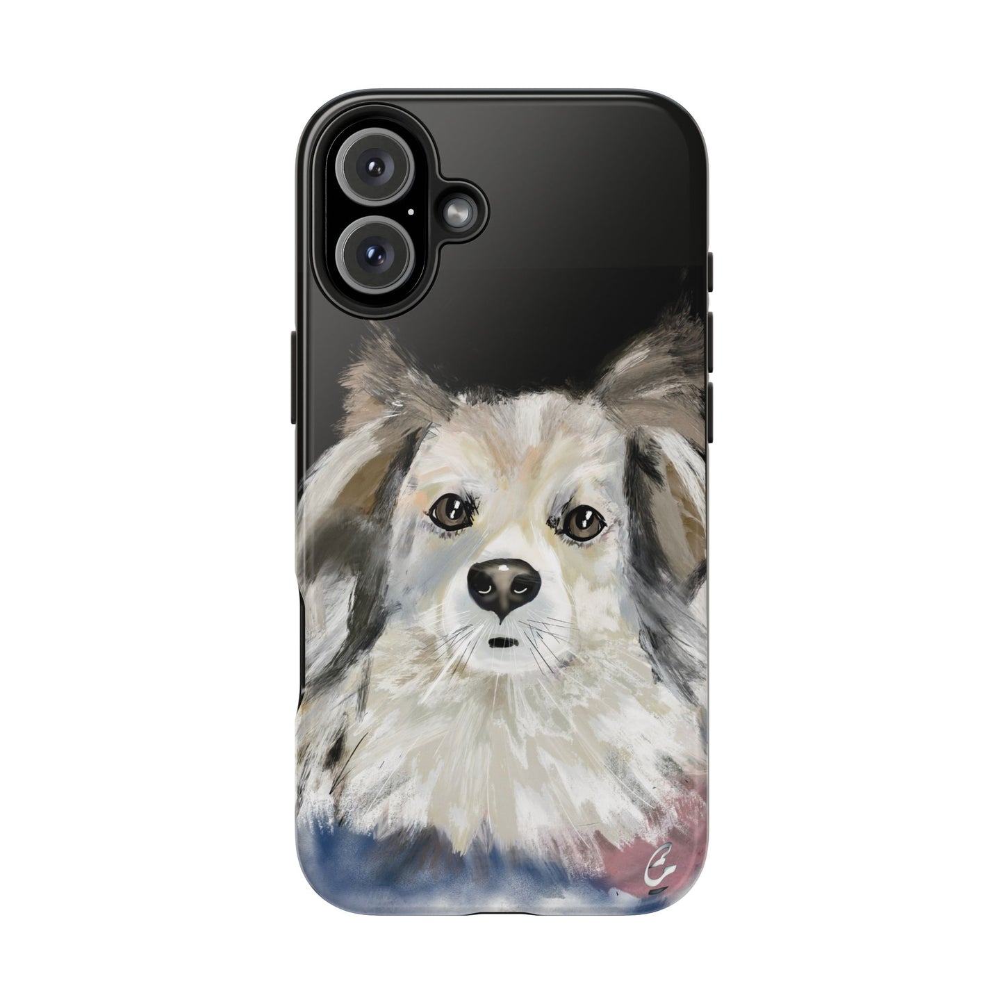 Dog Watercolor Tough Phone Case