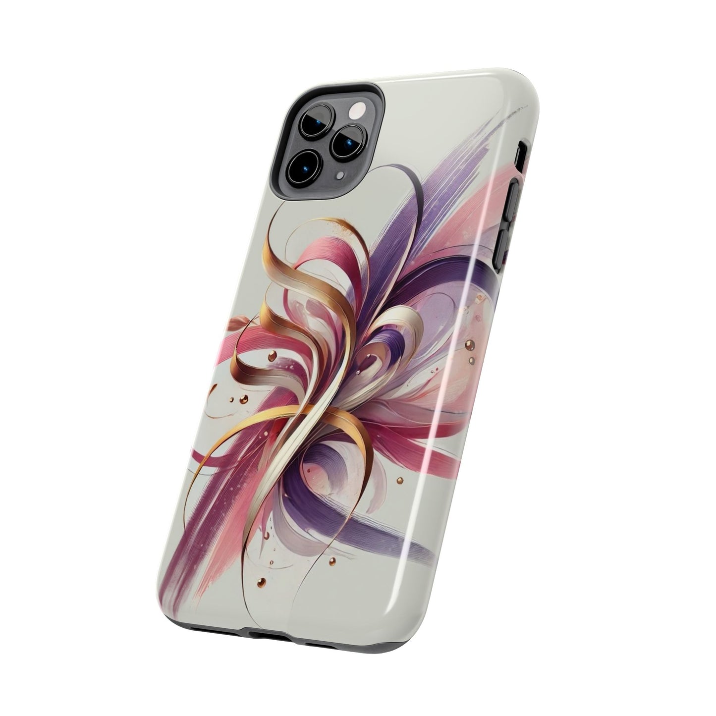 Phone Cases - Colorful Calligraphy Flower Chic Stylish Design