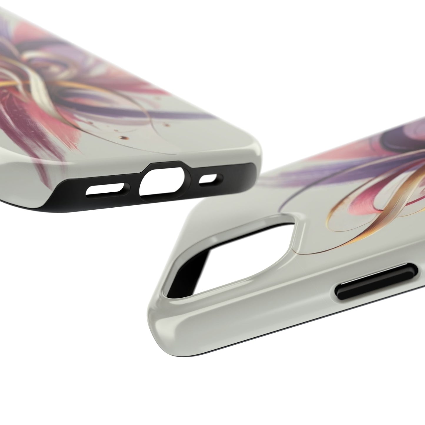 Phone Cases - Colorful Calligraphy Flower Chic Stylish Design