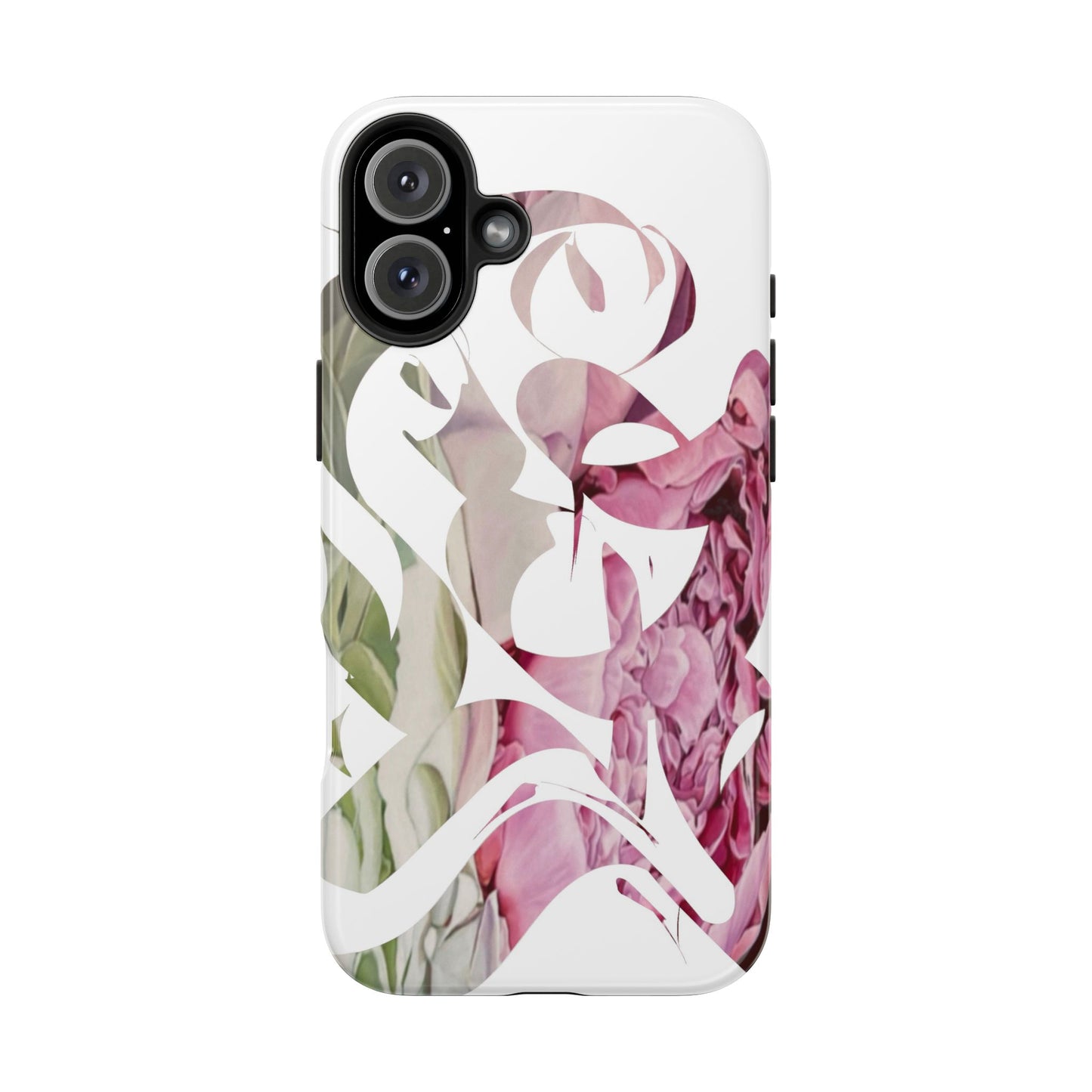 Phone Case - Garden Persian Calligraphy Design in Grey
