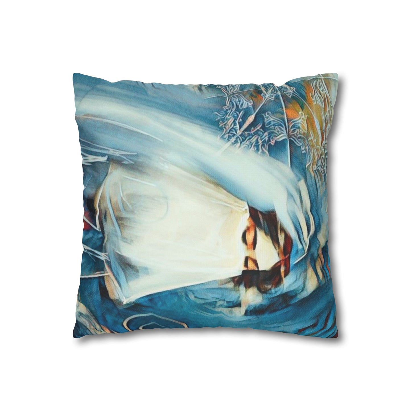 Square Pillowcase - Modern Art Watercolour Design