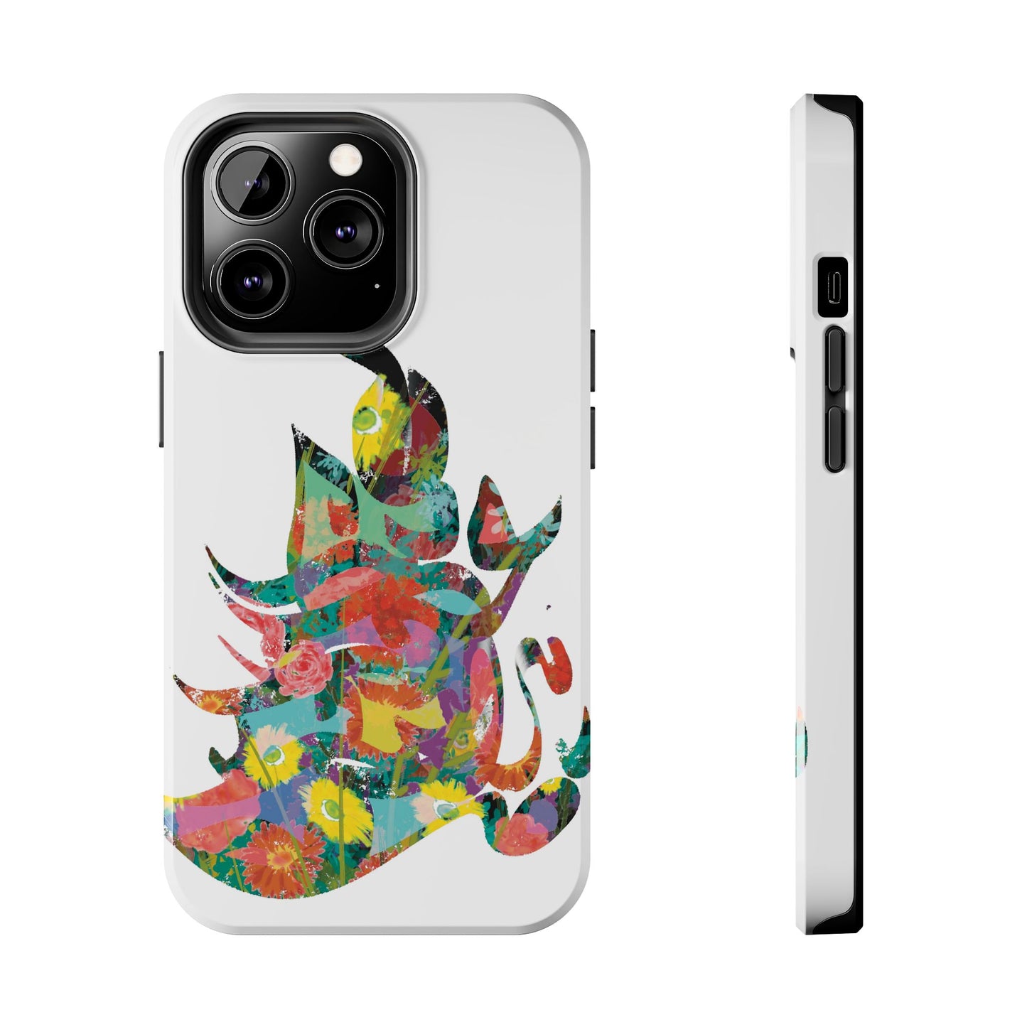 Phone Case - Flower Persian Calligraphy Design, Unique, Limited Edition