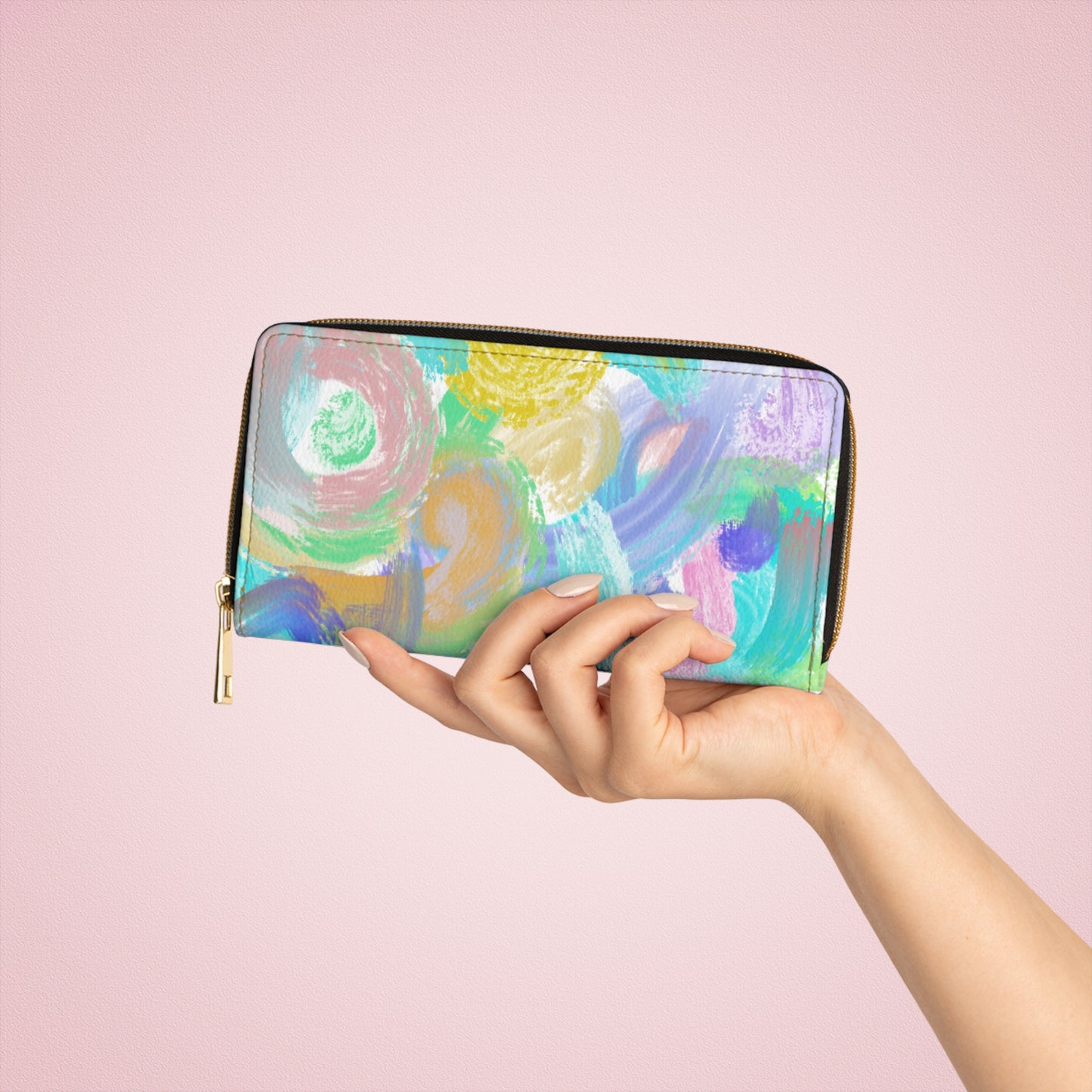 Persian Calligraphy Zipper Wallet