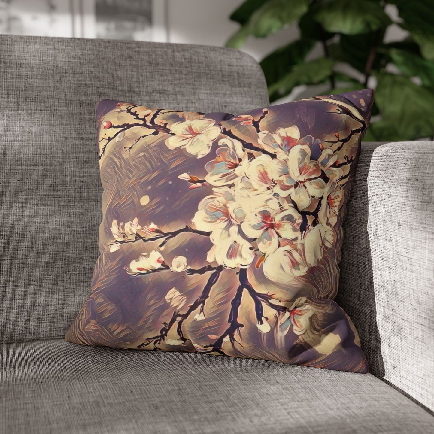 Spring Pillowcase - Modern Art Portrait Watercolour Design
