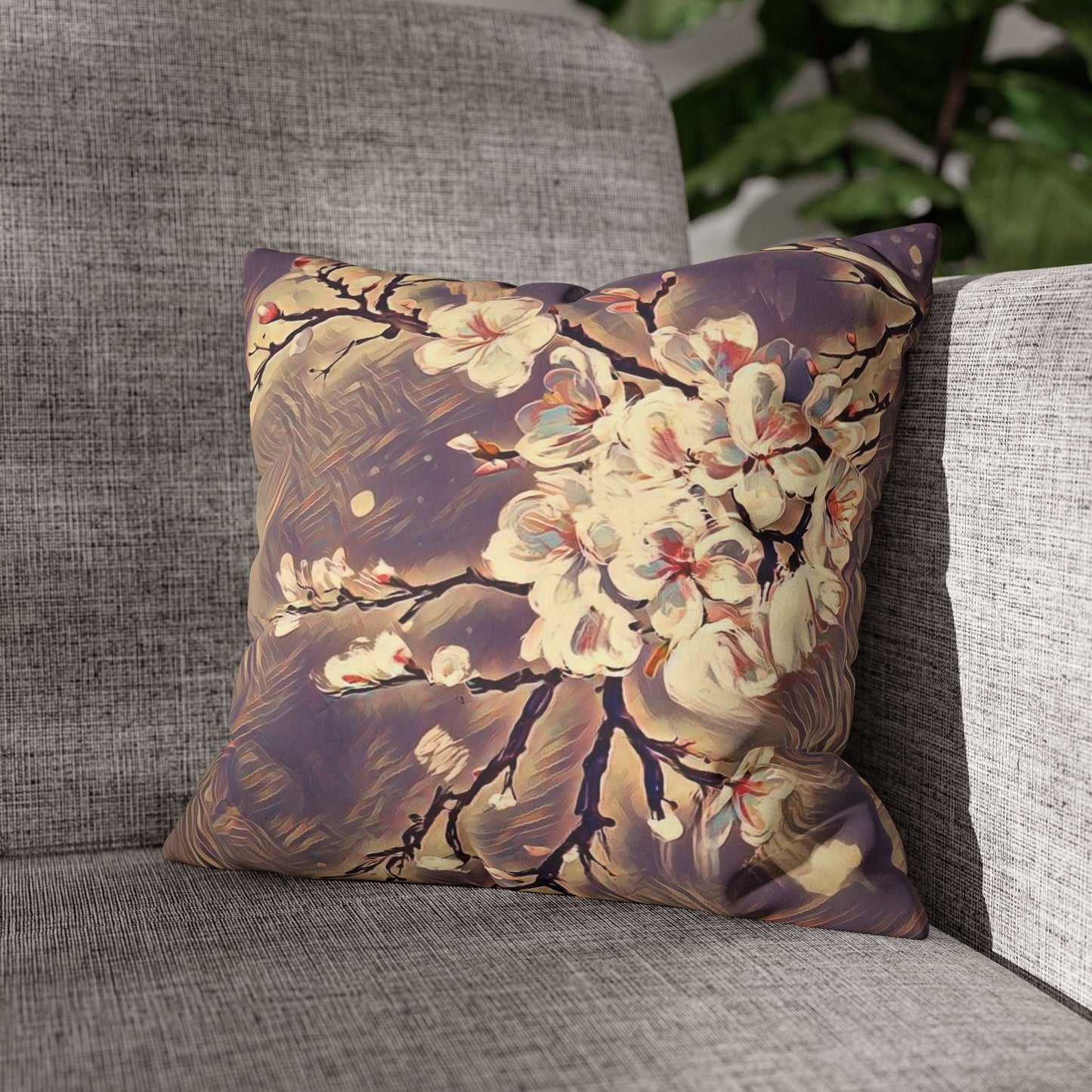 Spring Pillowcase - Modern Art Portrait Watercolour Design