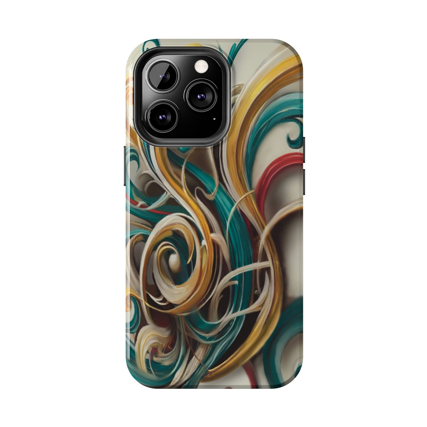 Marble Abstract Phone Case Calligraphy