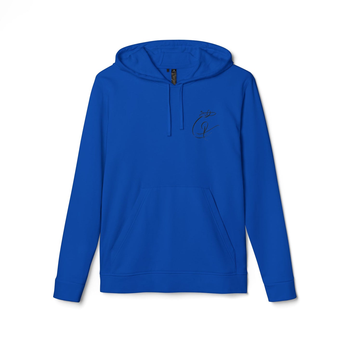 Fleece Hoodie with Modern Calligraphy Adidas Design