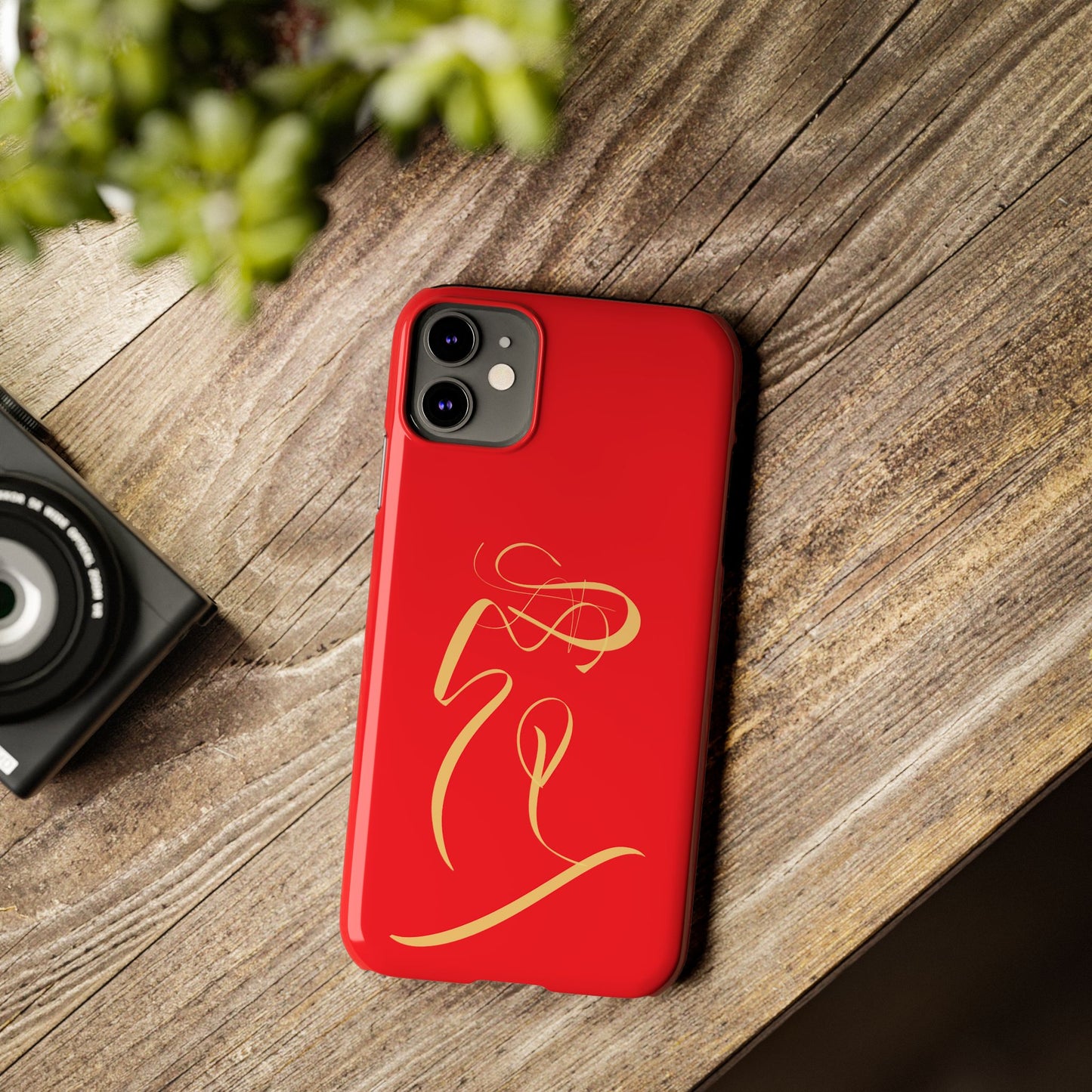 Modern Calligraphy Slim Phone Case -LOVE