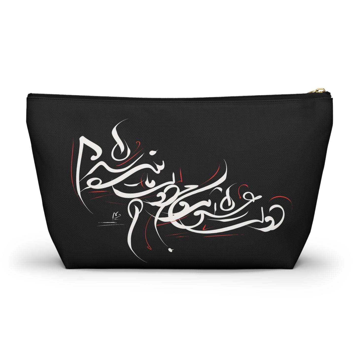 . Persian calligraphy Accessory Pouch w T-bottom