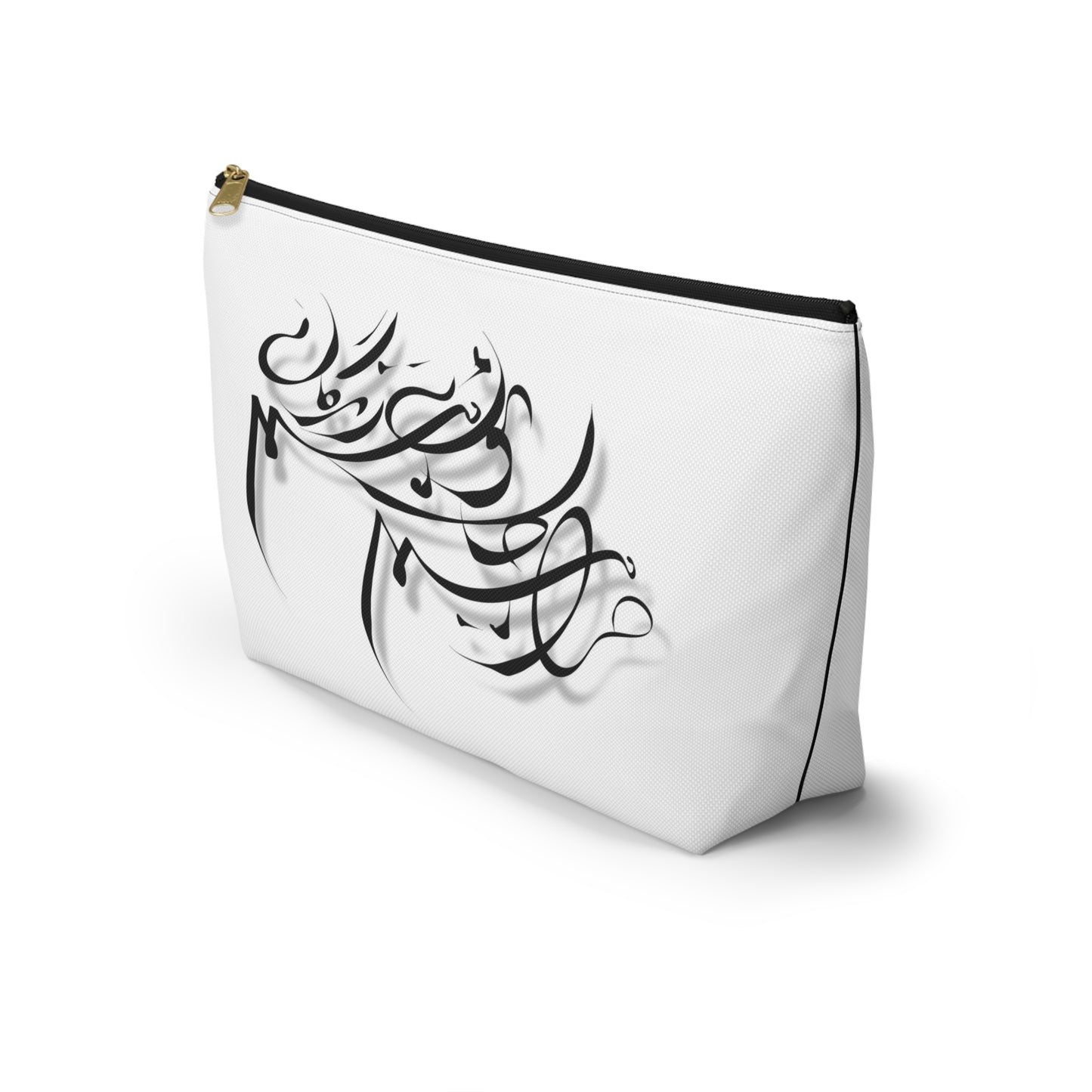 Modern calligraphy Accessory Pouch w T-bottom