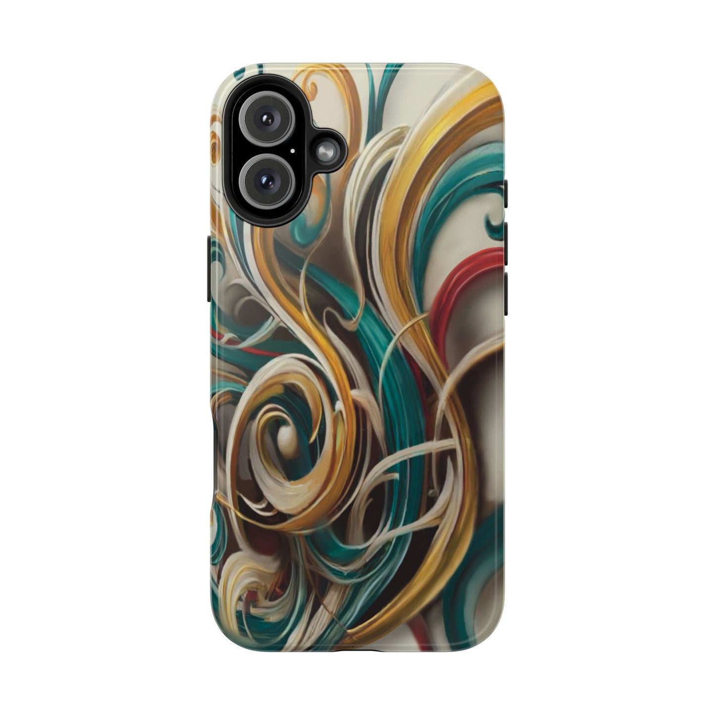 Marble Abstract Phone Case Calligraphy