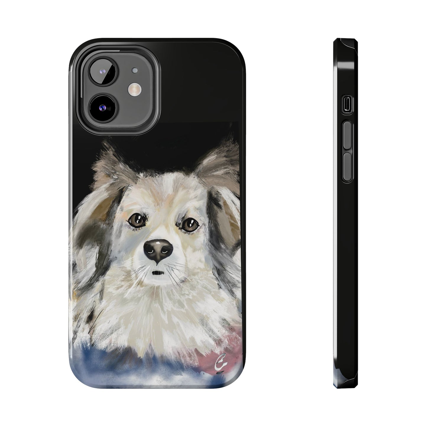 Dog Watercolor Tough Phone Case