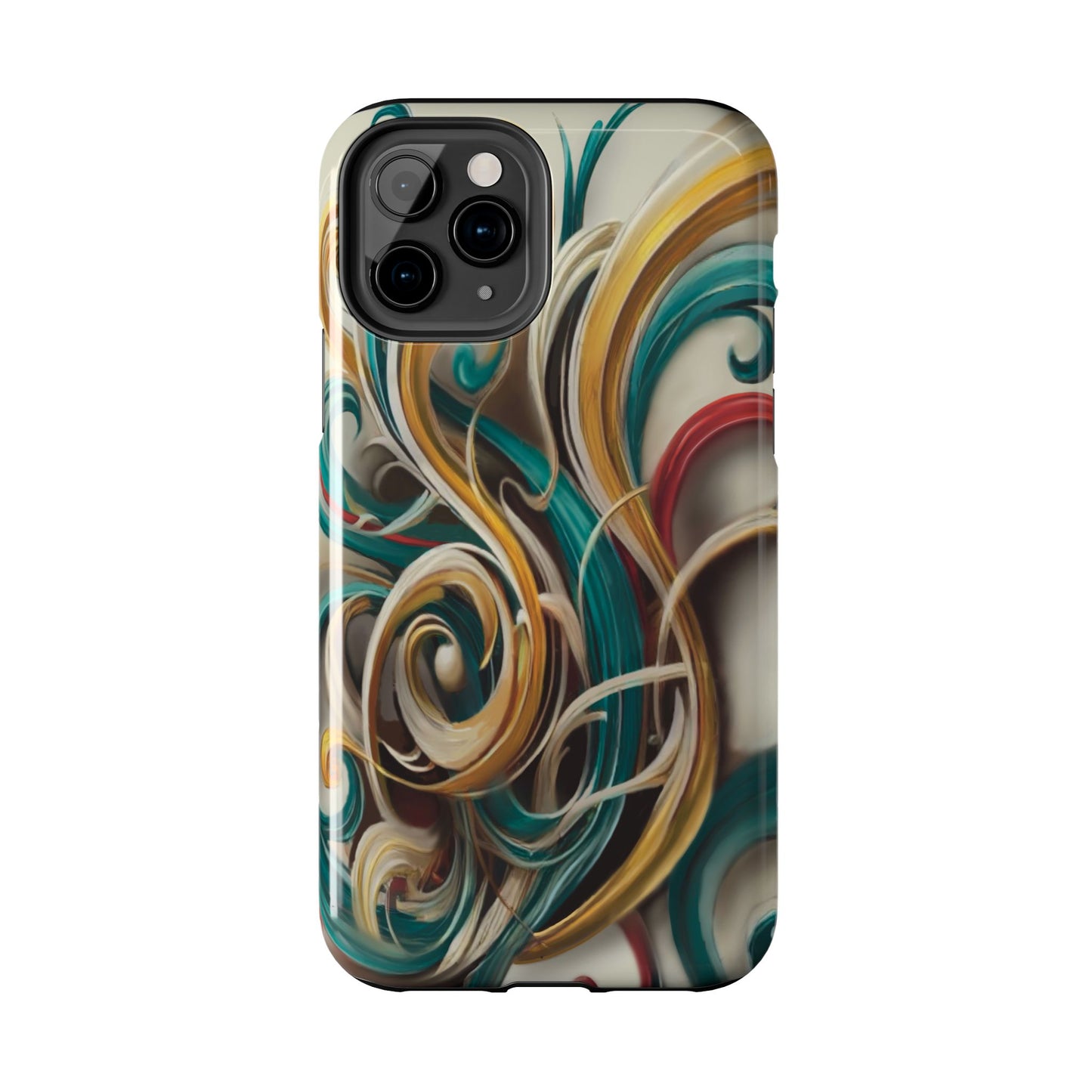 Marble Abstract Phone Case Calligraphy