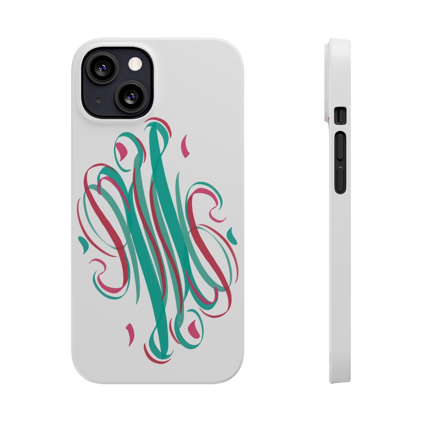 Spring inspired Modern Art  Slim Phone Case -,