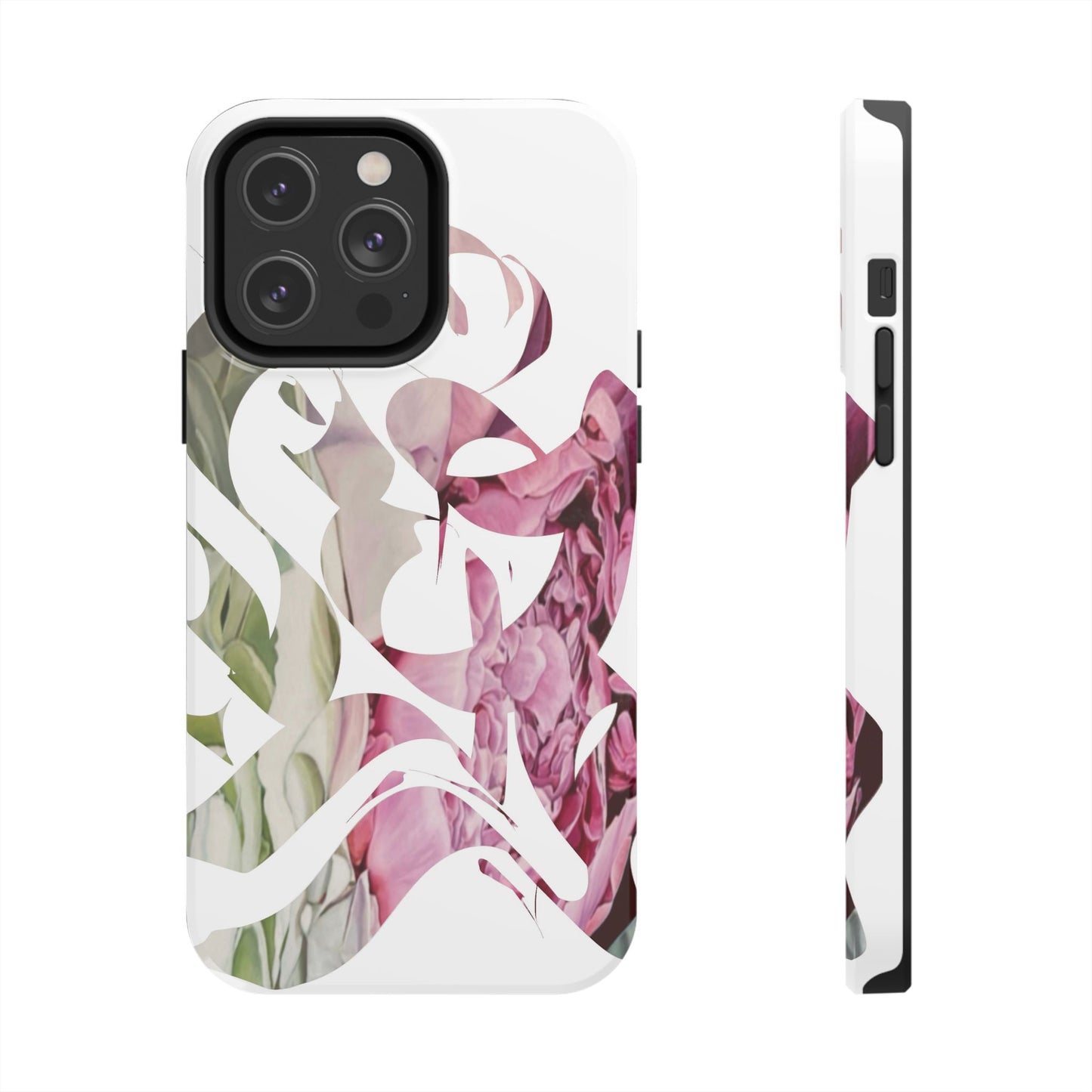 Phone Case - Garden Persian Calligraphy Design in Grey