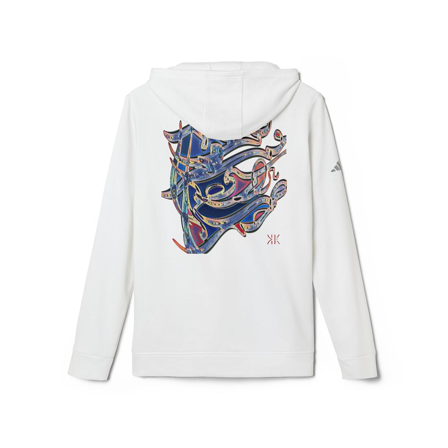 Copy of Fleece Hoodie with Modern Calligraphy Adidas Design