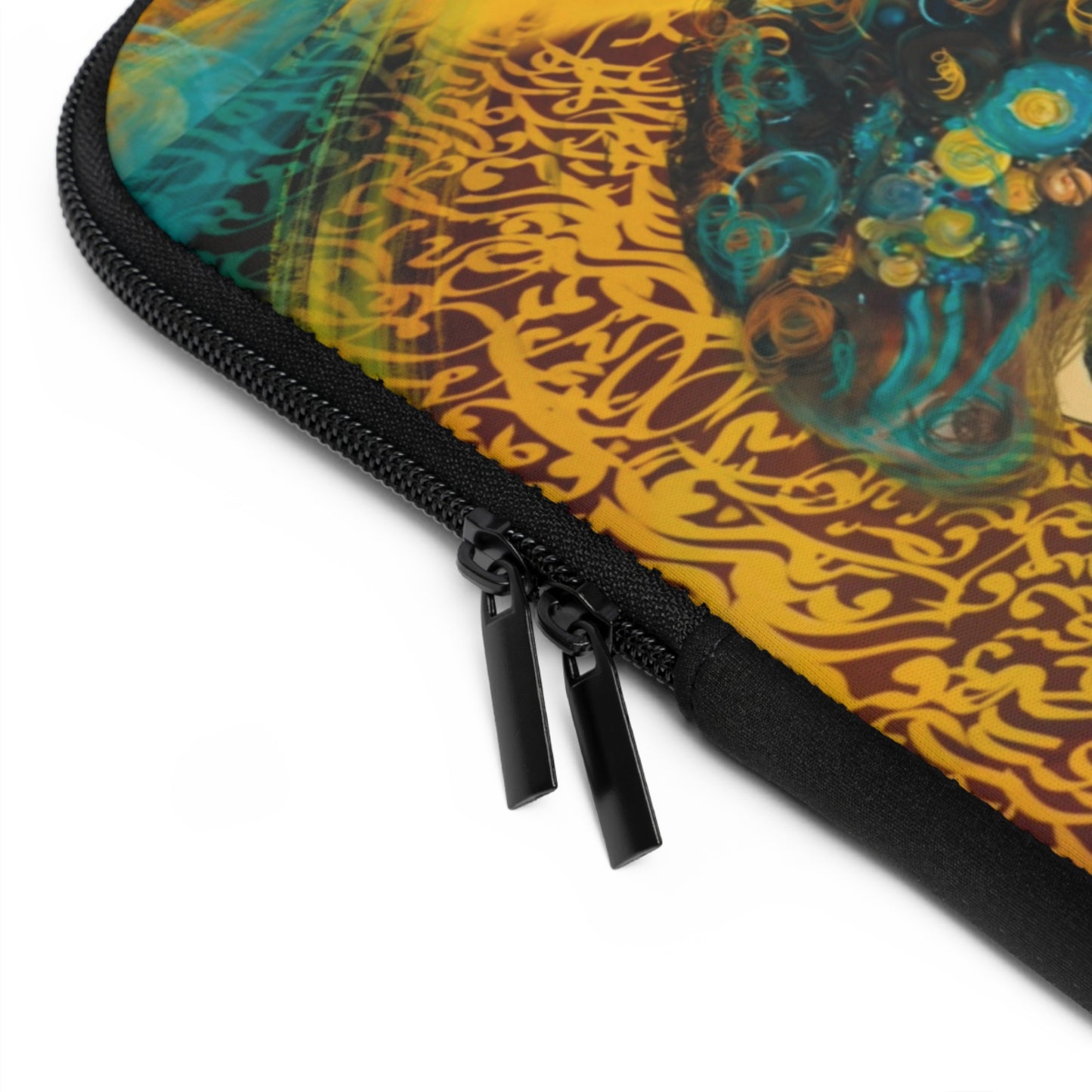 Laptop Sleeve - Ethereal Swirls Modern Digital Art Design