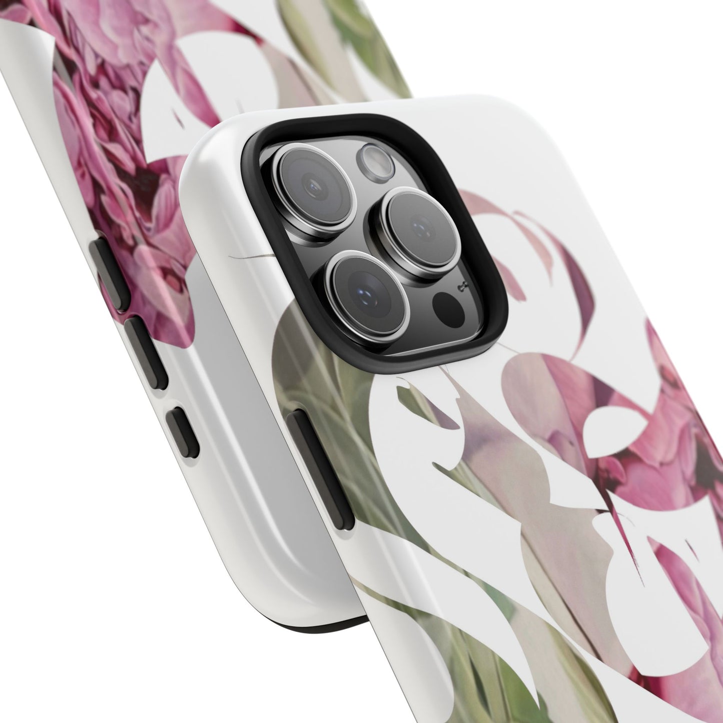 Phone Case - Garden Persian Calligraphy Design in Grey