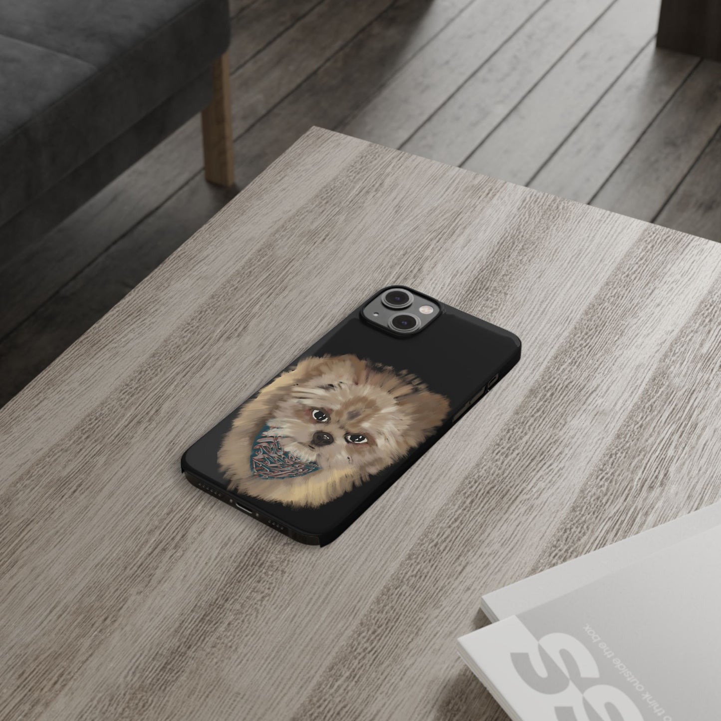 Copy of Copy of Copy of Copy of ' Modern Art  Slim Phone Case -LOVE I-