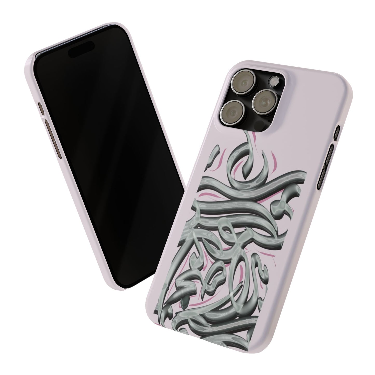 Modern Art  Slim Phone Case -LOVE,
