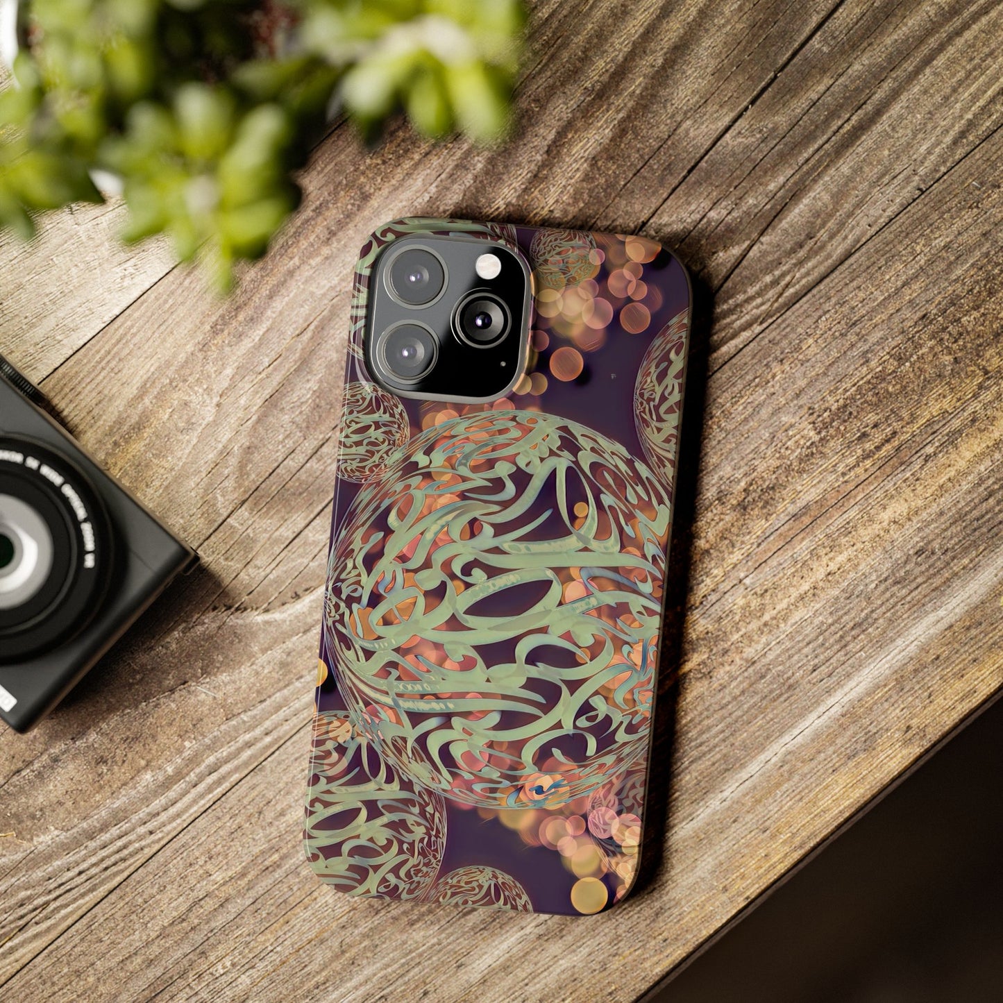Copy of Copy of ' Modern Art  Slim Phone Case -LOVE I-