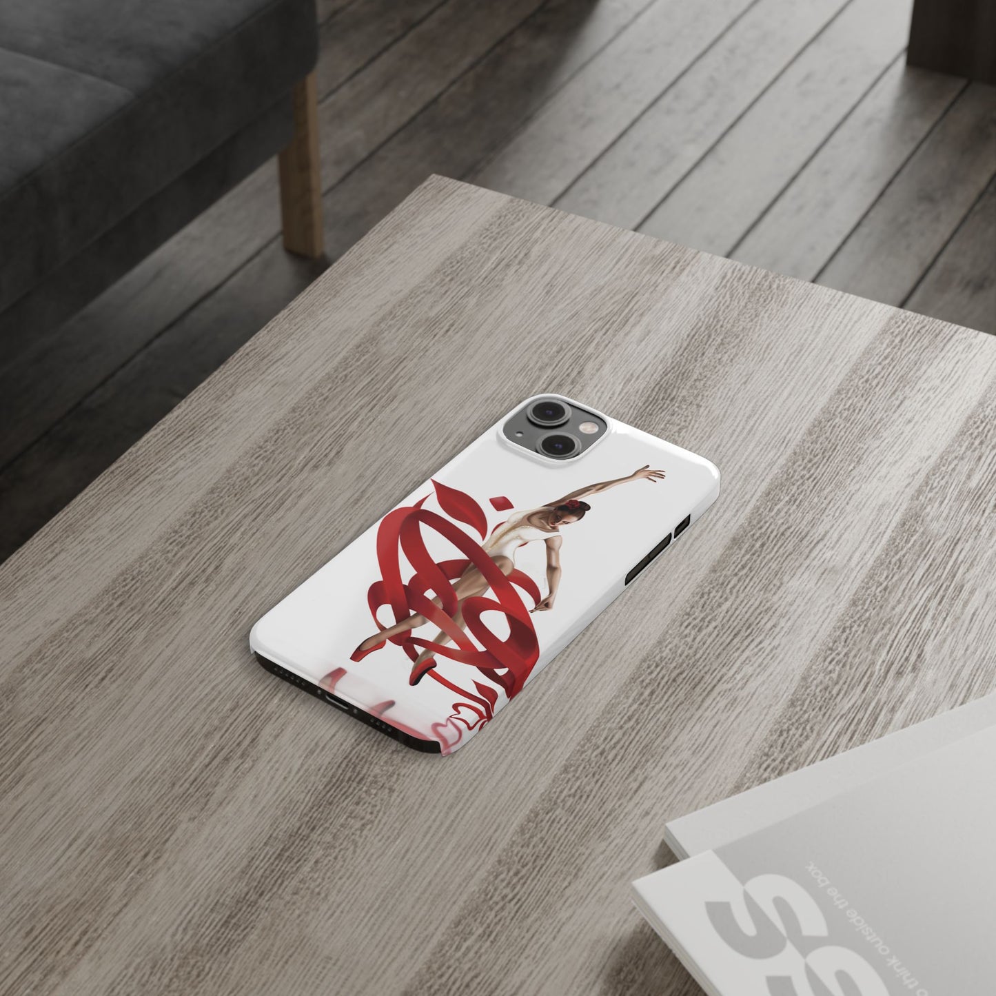 Elegant Ballet Dancer Ribbon Slim Phone Case - Perfect for Dance Lovers