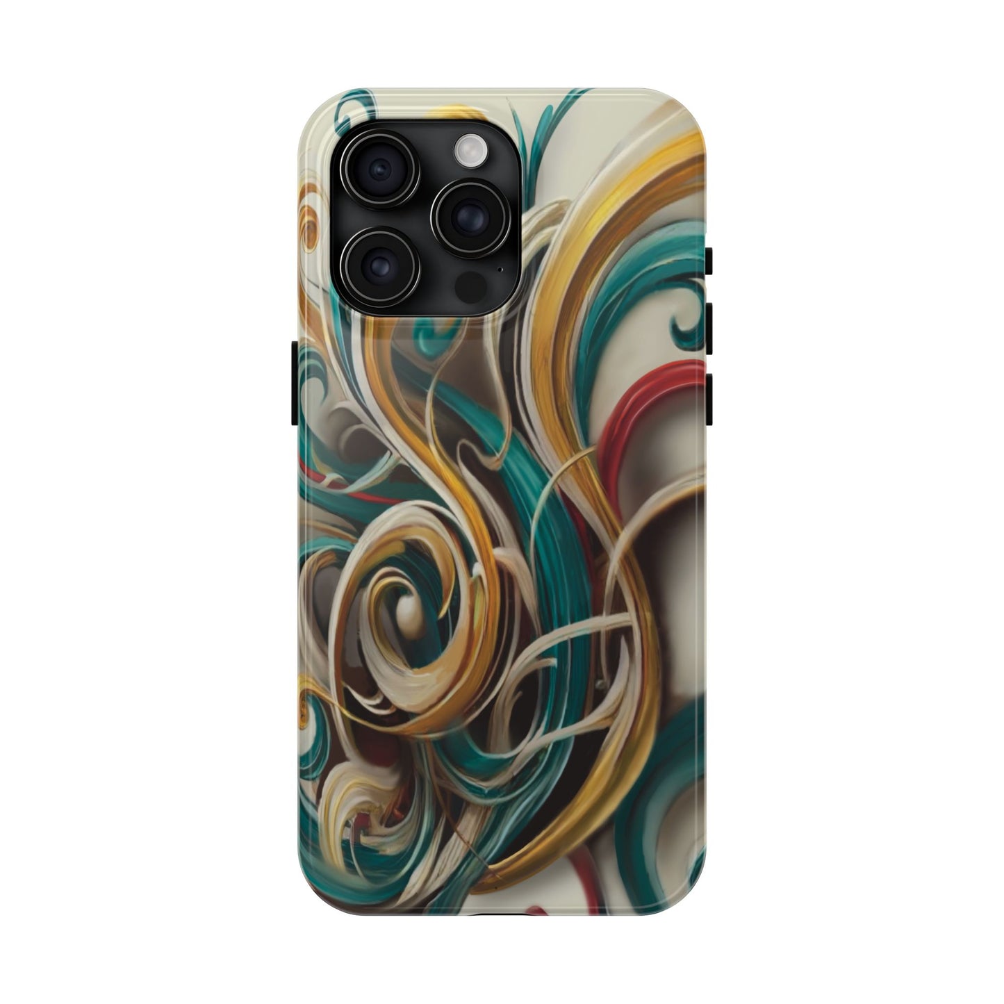 Marble Abstract Phone Case Calligraphy